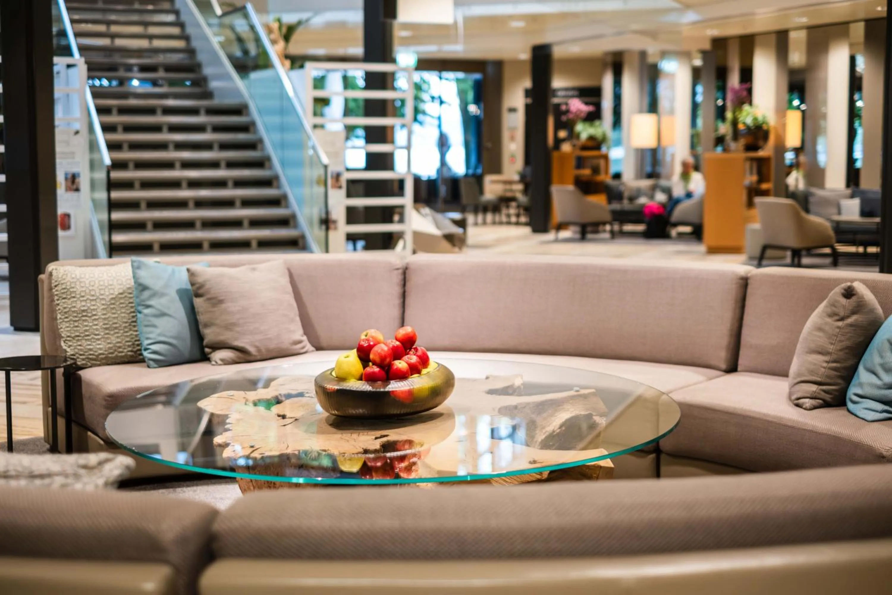 Lobby or reception in Hotel Seepark Thun