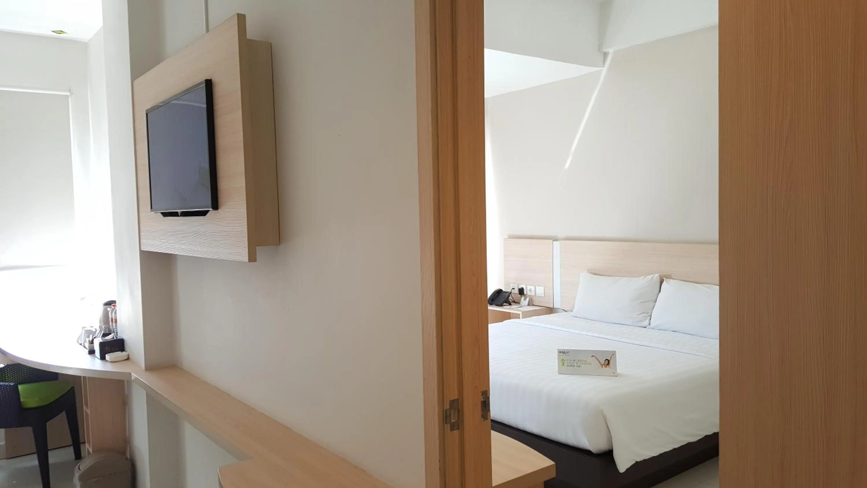 Bed in Whiz Prime Hotel Sudirman Makassar