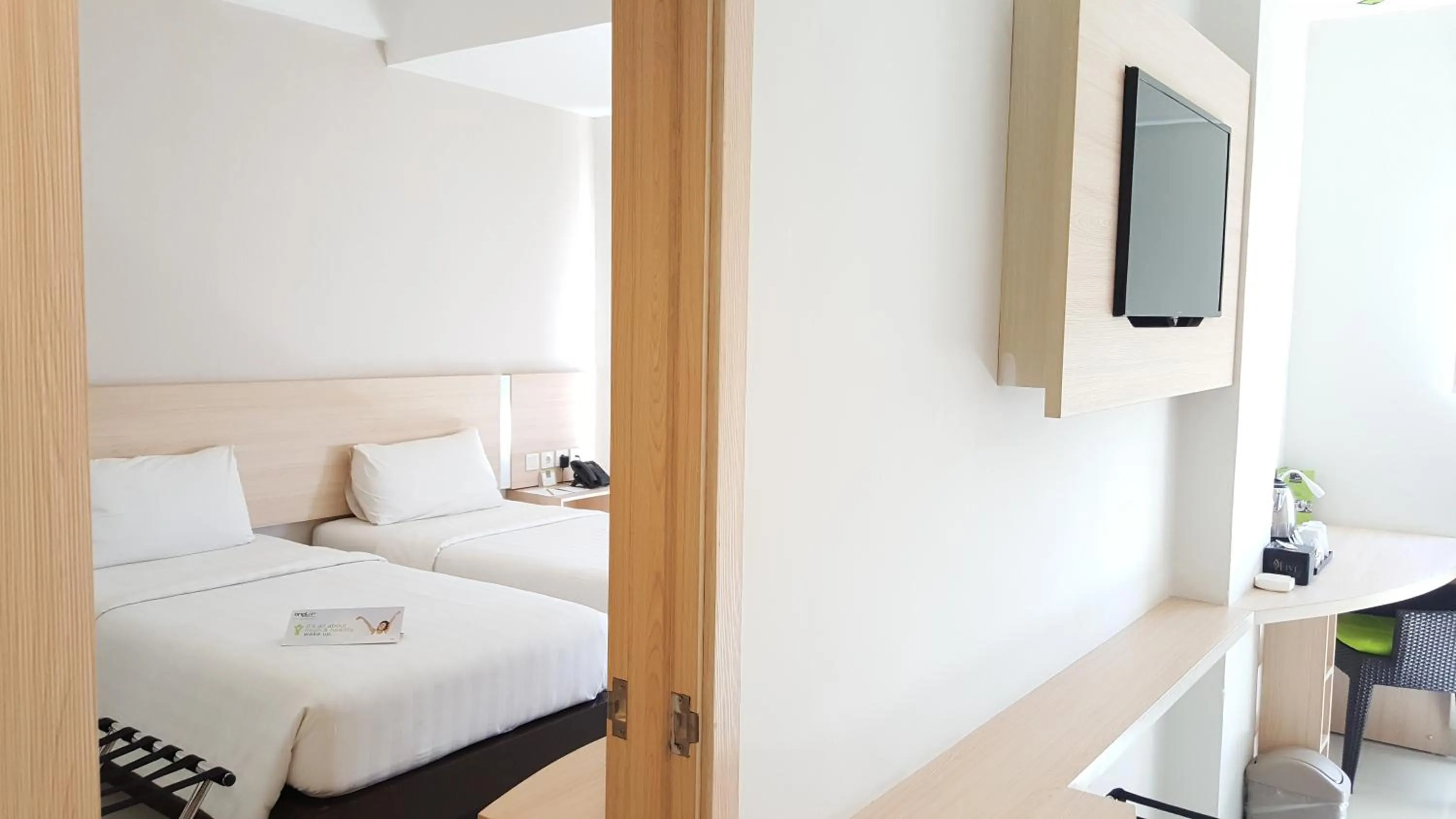 Bed in Whiz Prime Hotel Sudirman Makassar