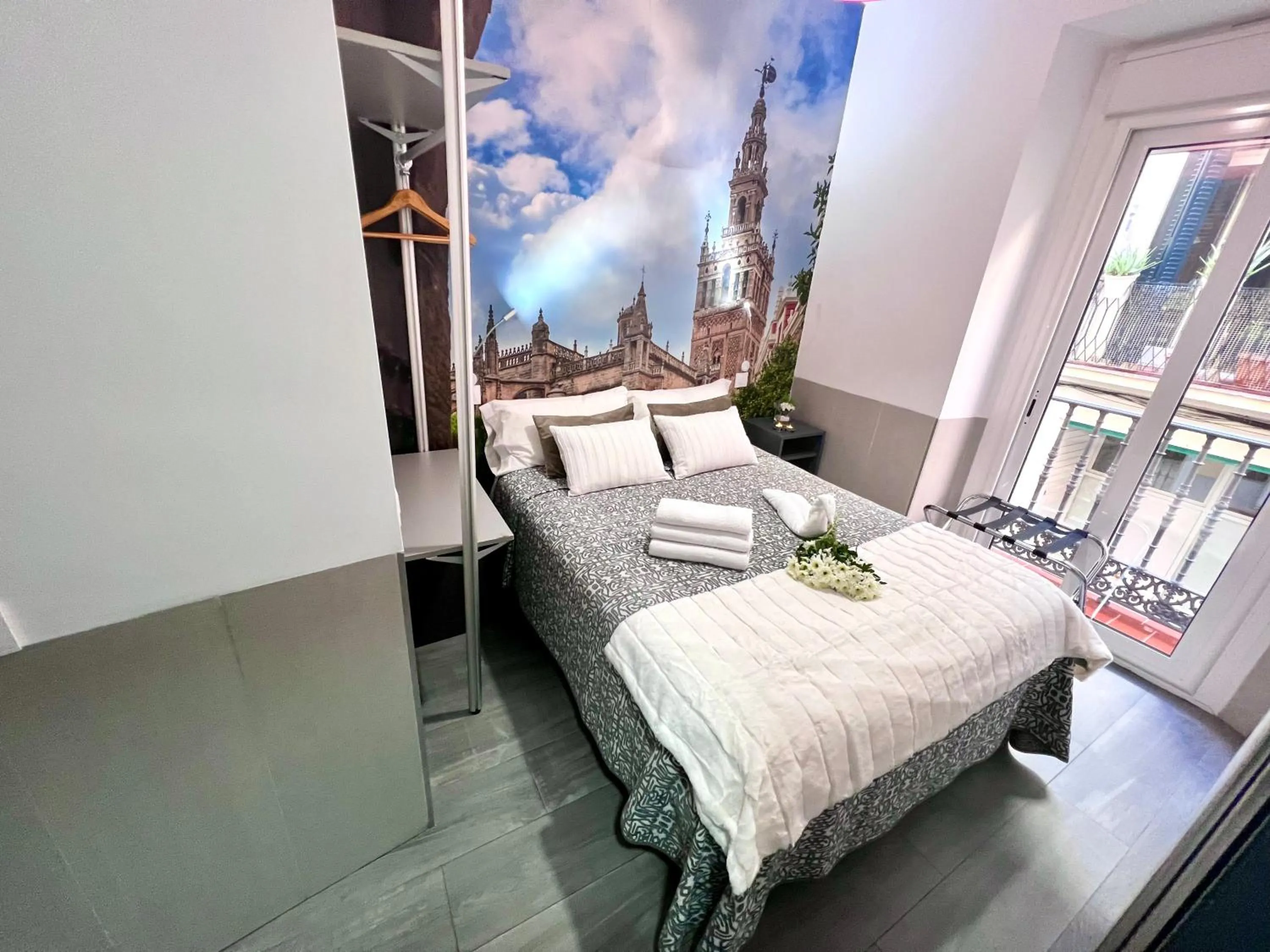 Bed in Hostal Paco´s