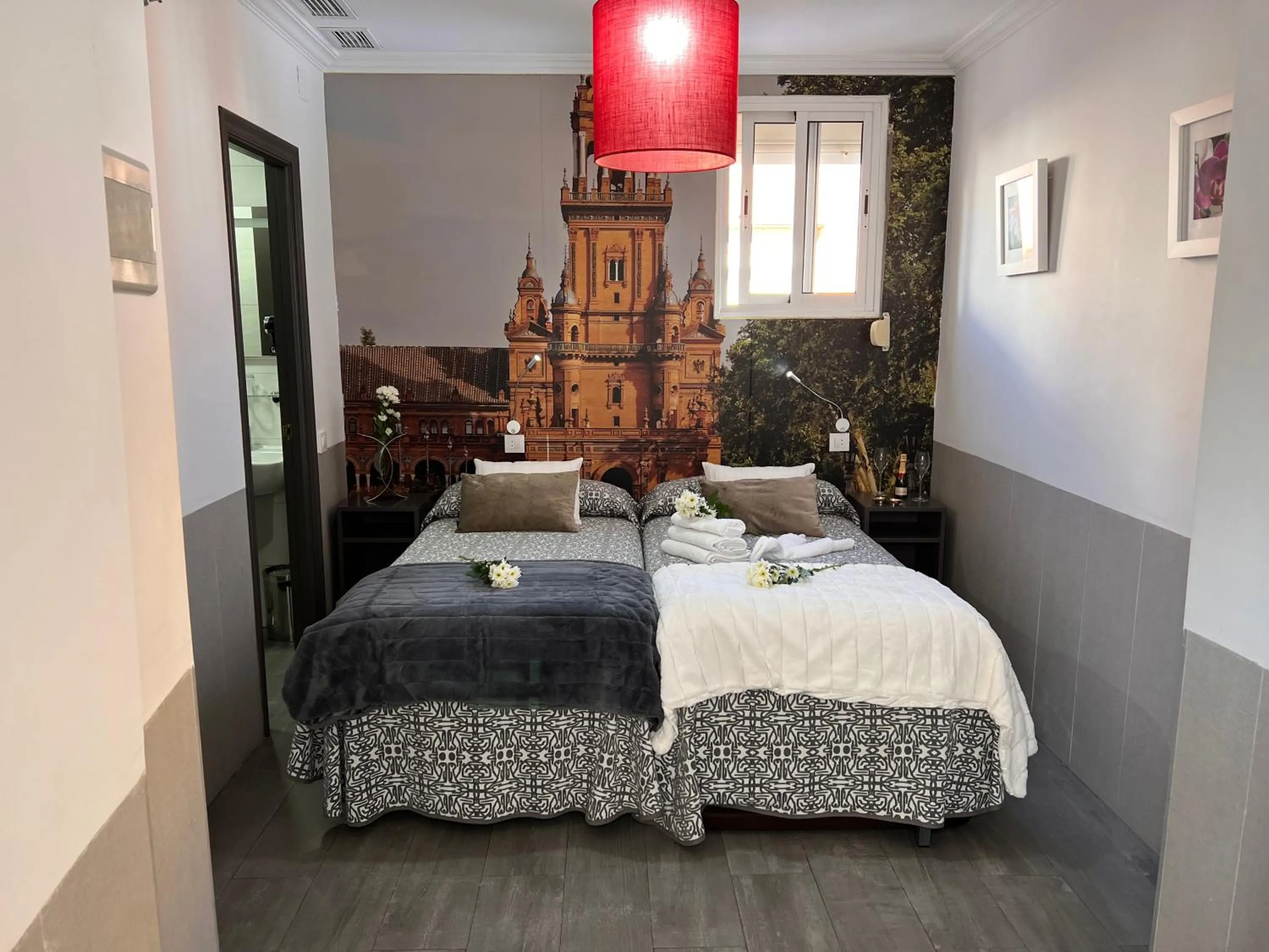 Bed in Hostal Paco´s
