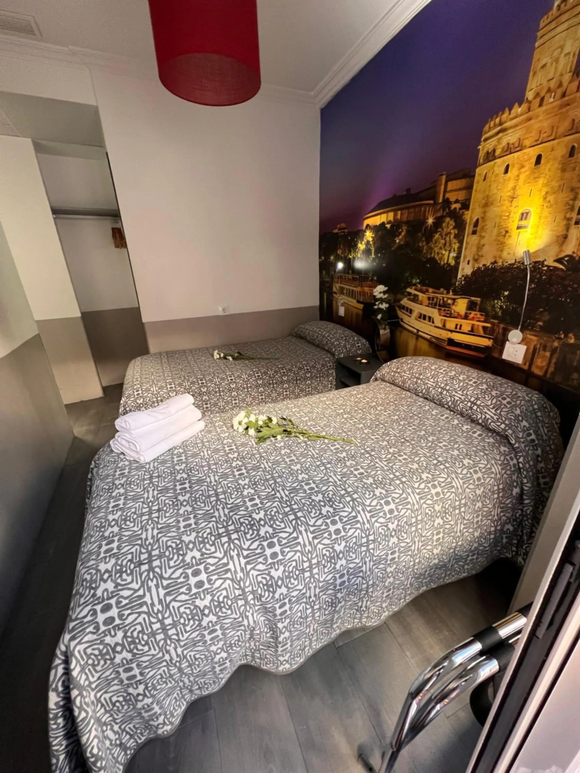 Bed in Hostal Paco´s