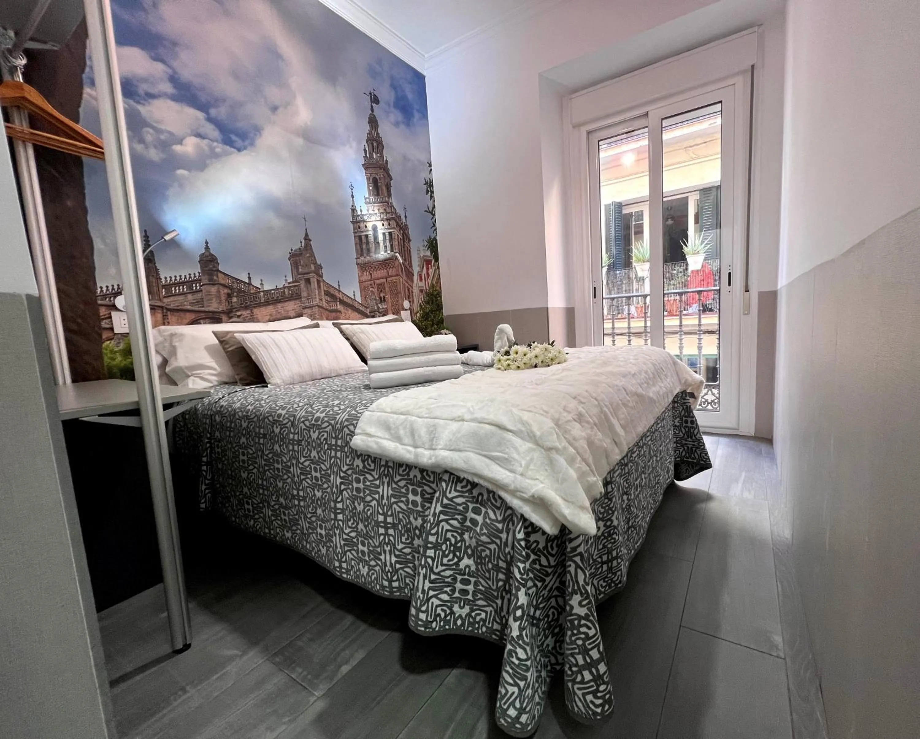 Bed in Hostal Paco´s