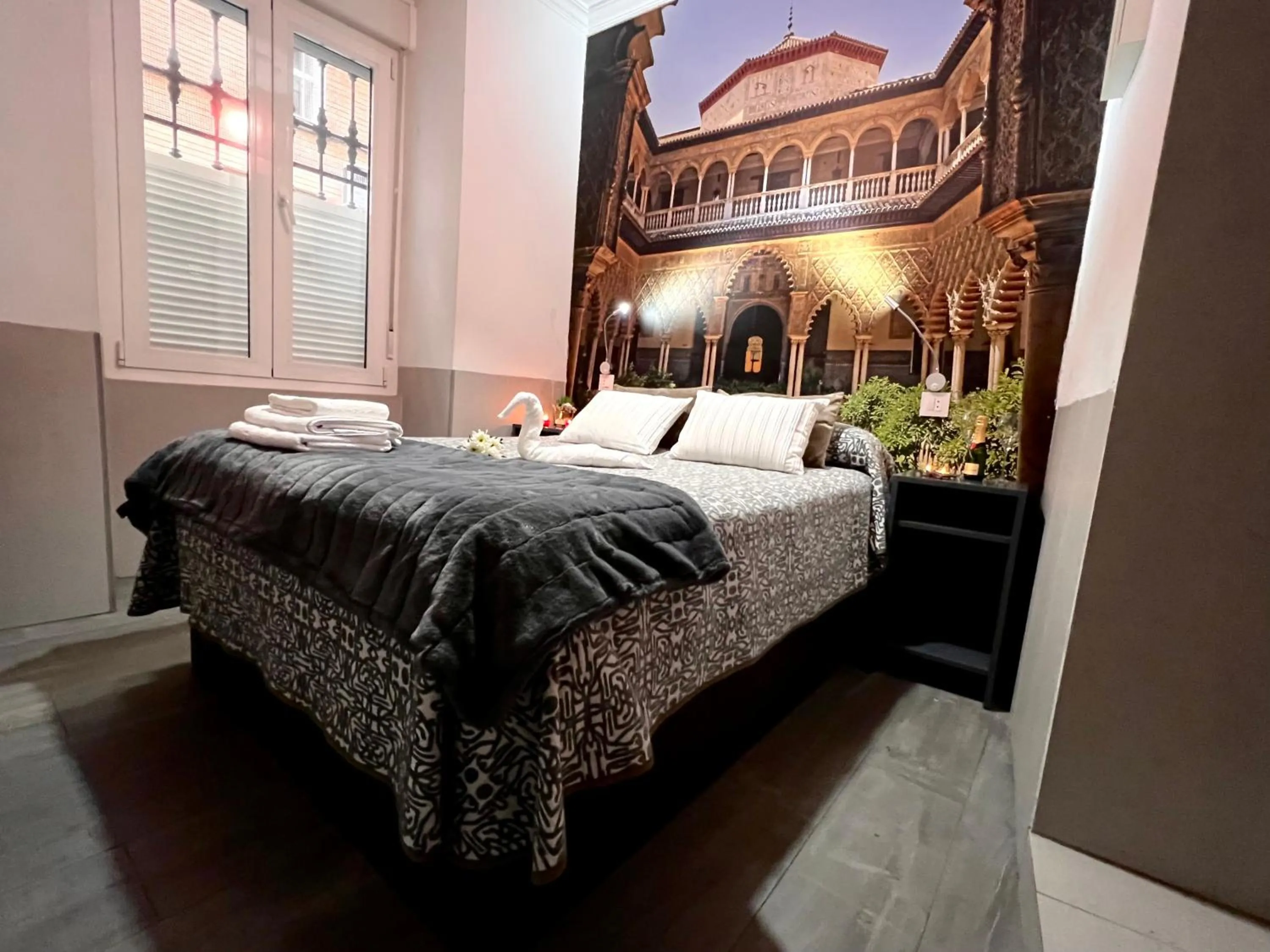 Bed in Hostal Paco´s