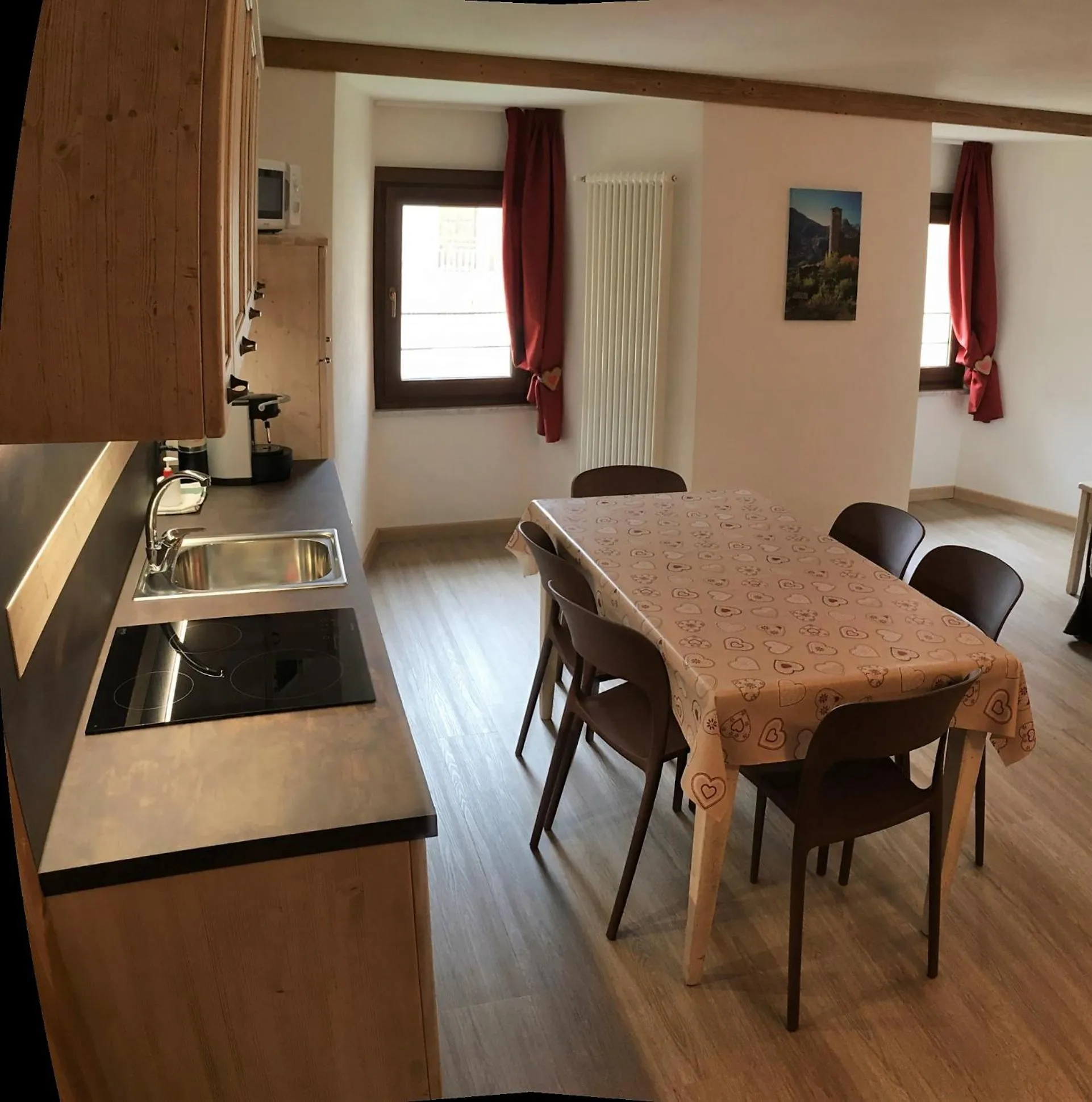 Kitchen or kitchenette in Résidence Château Royal