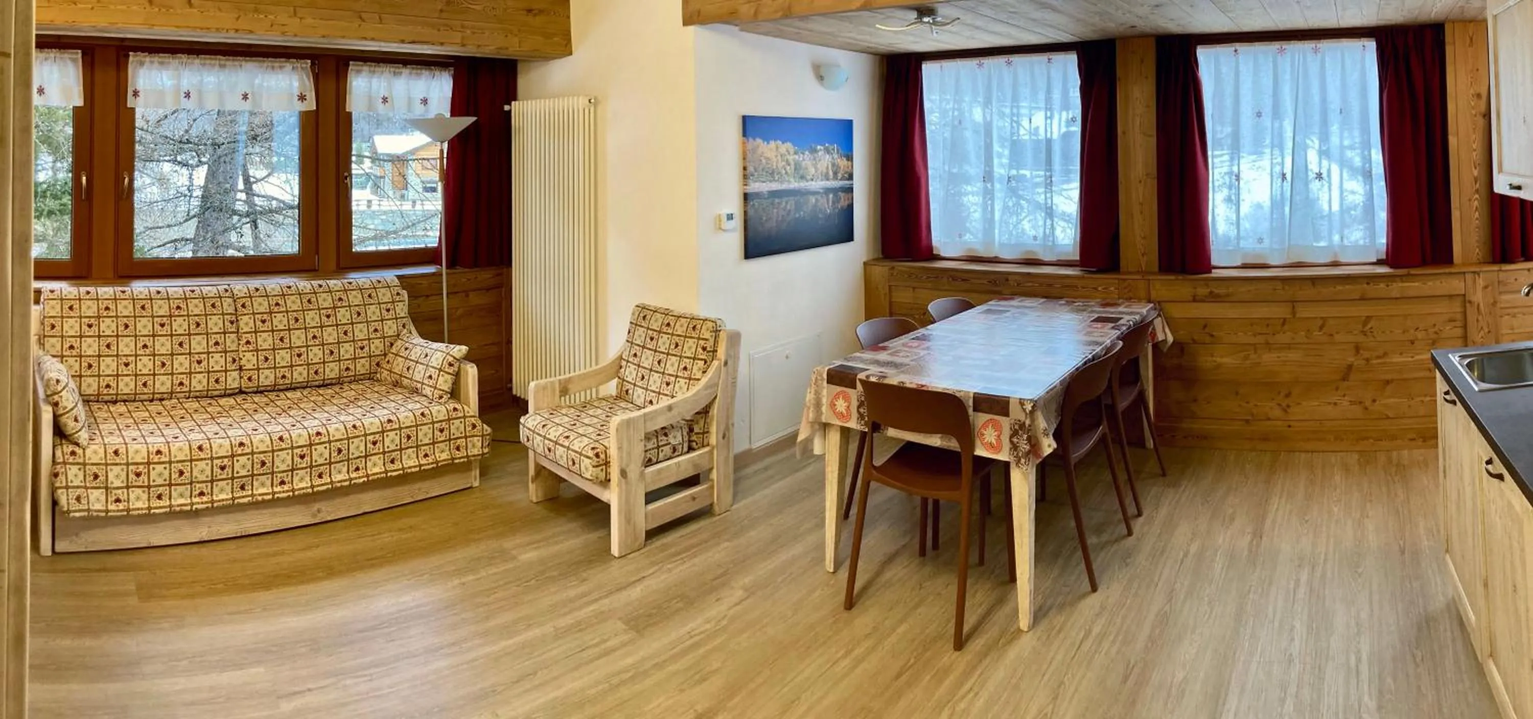 Living room in Résidence Château Royal