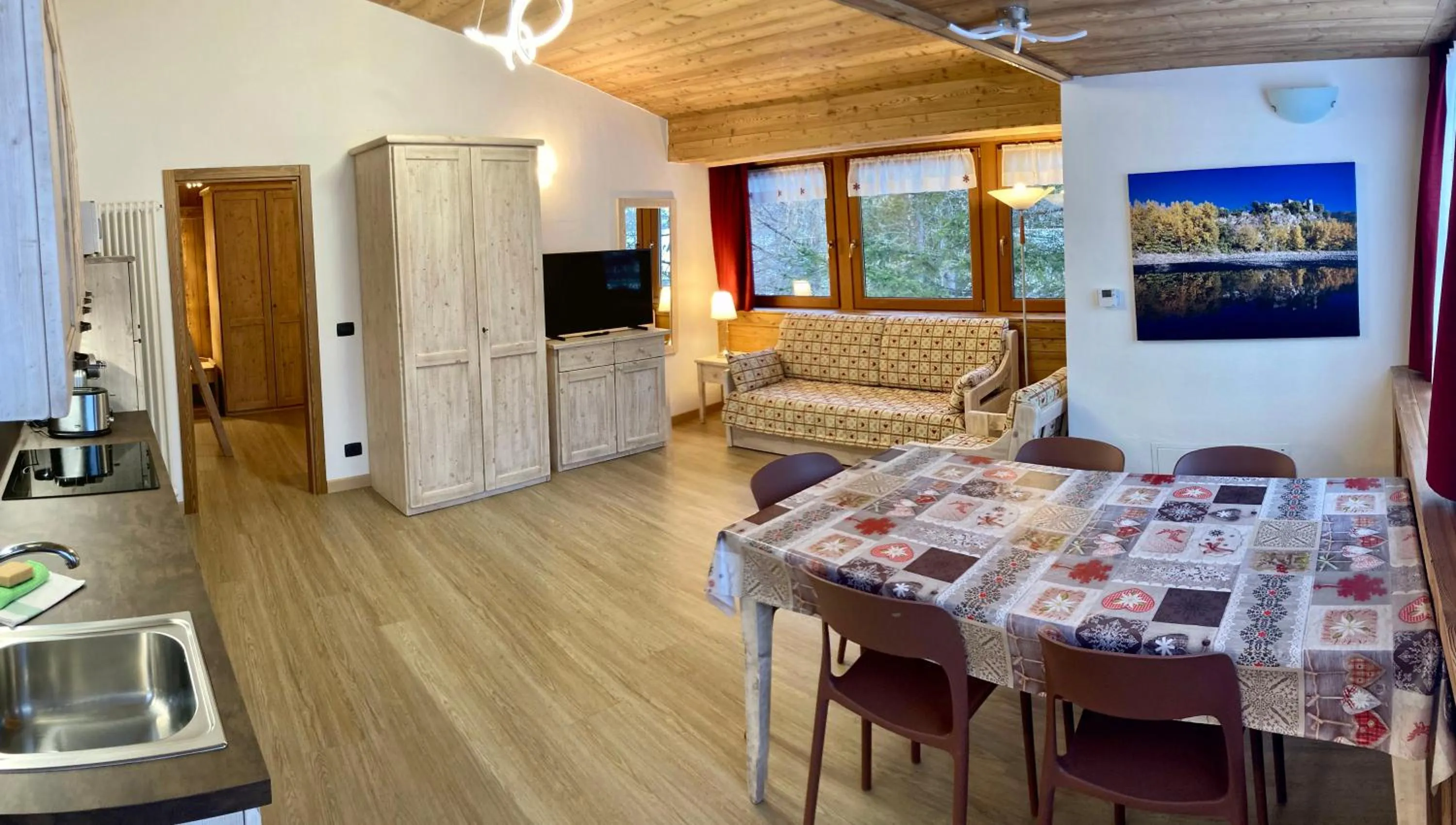 Living room in Résidence Château Royal