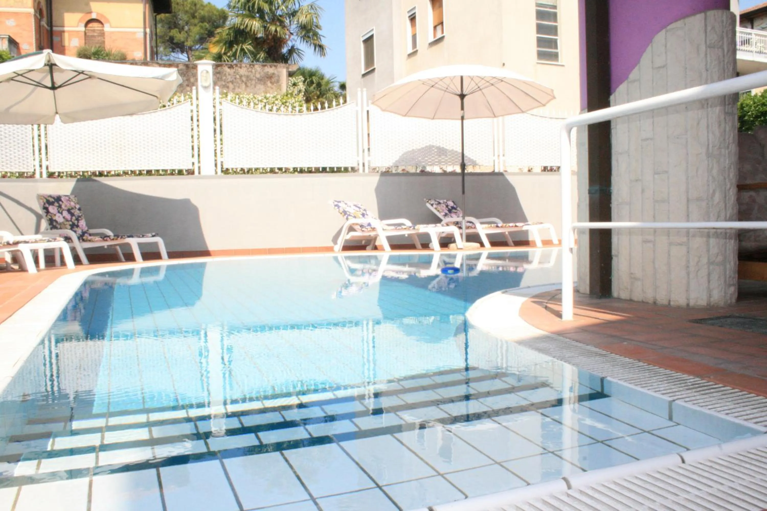 Pool view in HOTEL Villa Lilla