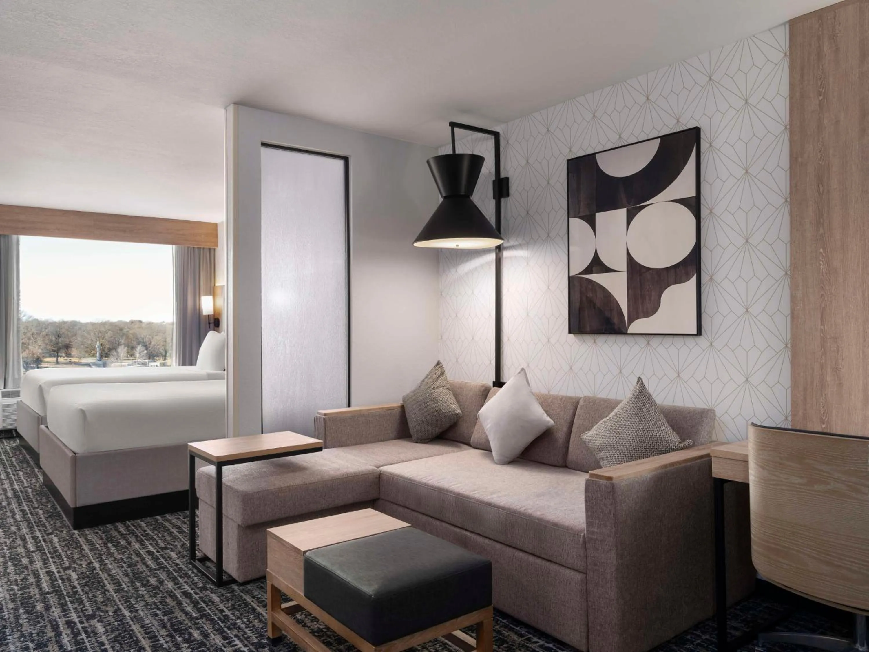 Bedroom, Bed in Hyatt Place Kansas City/Overland Park/Metcalf