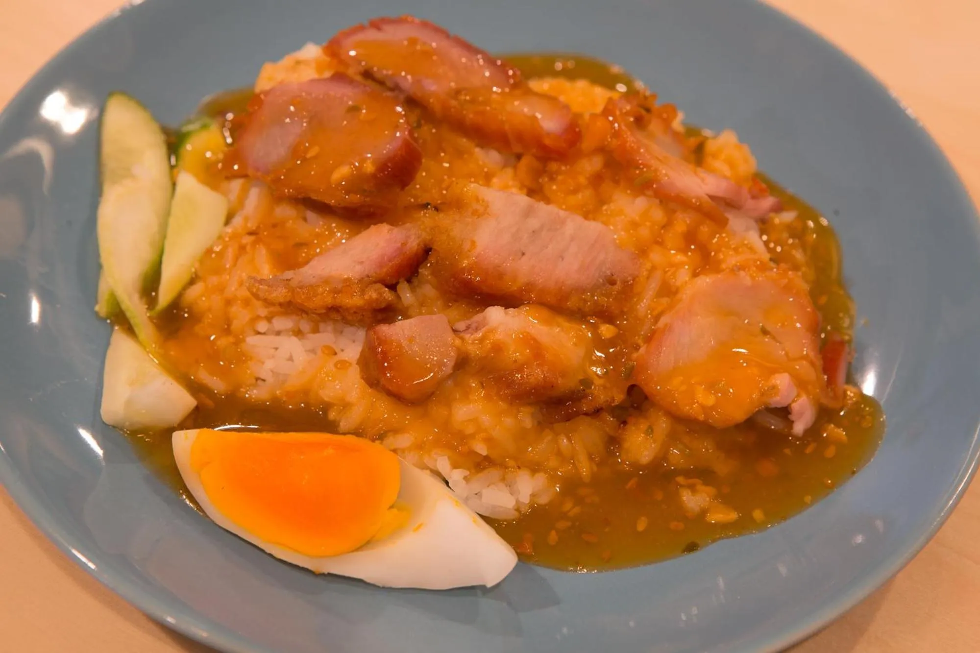 Asian breakfast in PAMAhouse Boutique Hostel