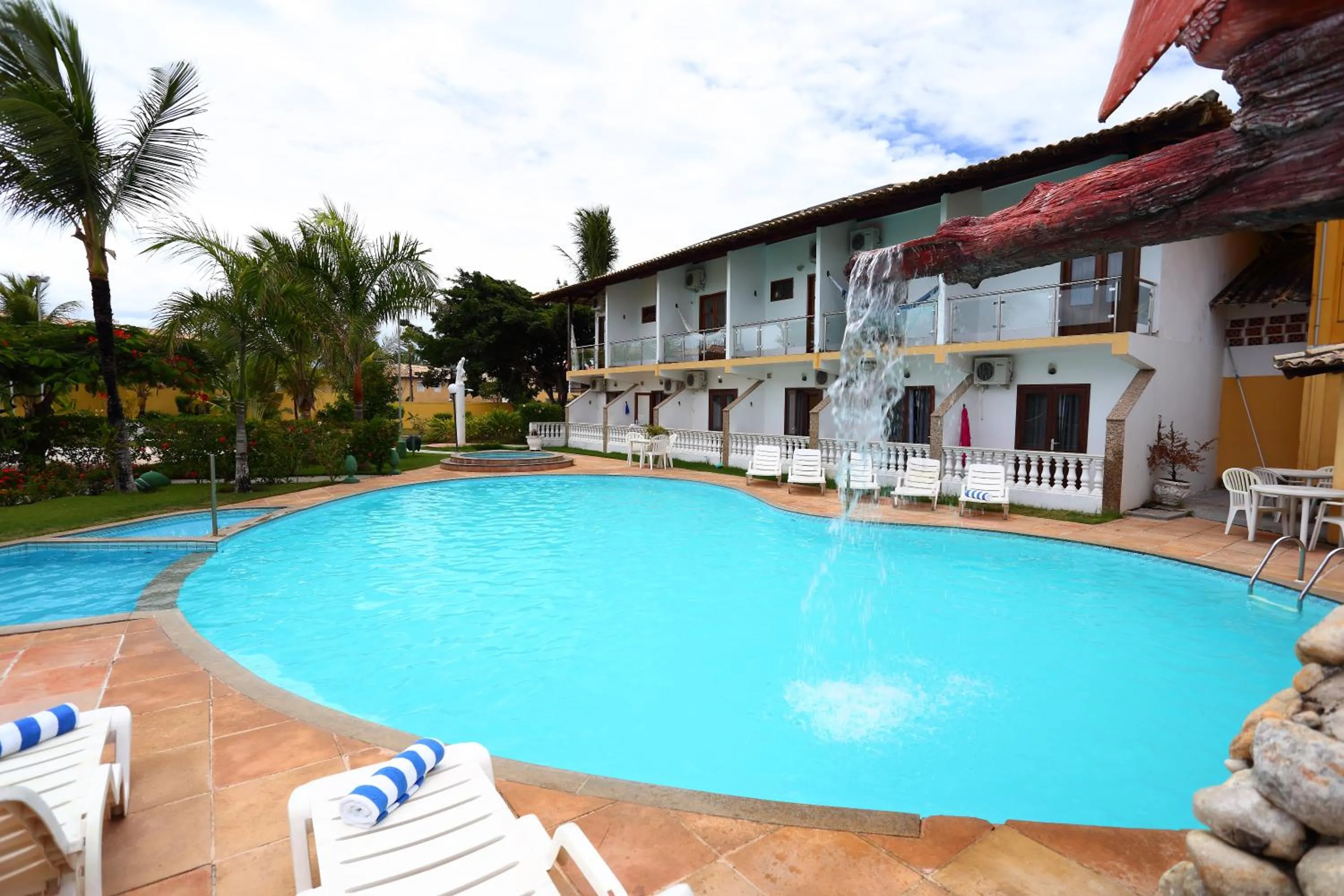 Pool view in Benko´s Praia Hotel