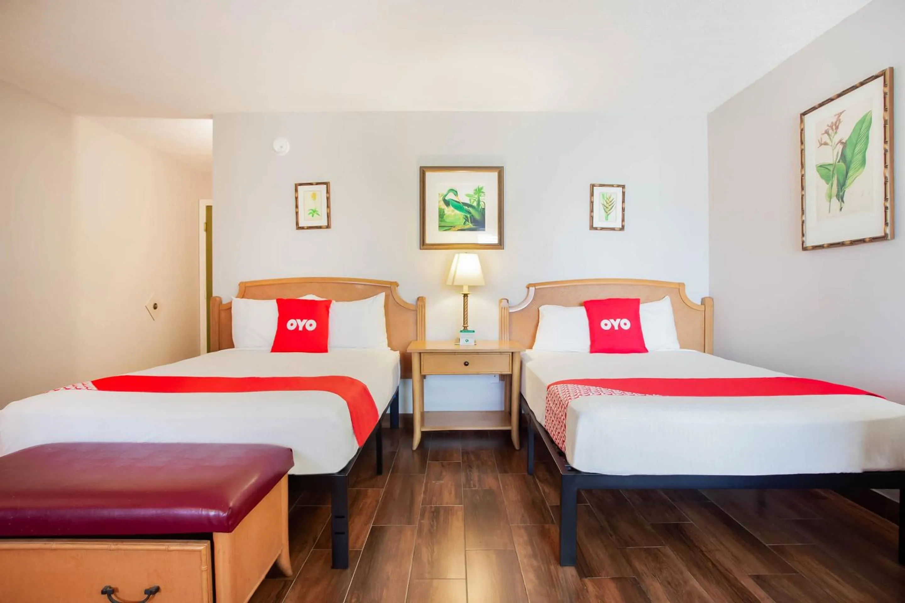 Bedroom, Bed in OYO Waterfront Hotel- Cape Coral Fort Myers, FL