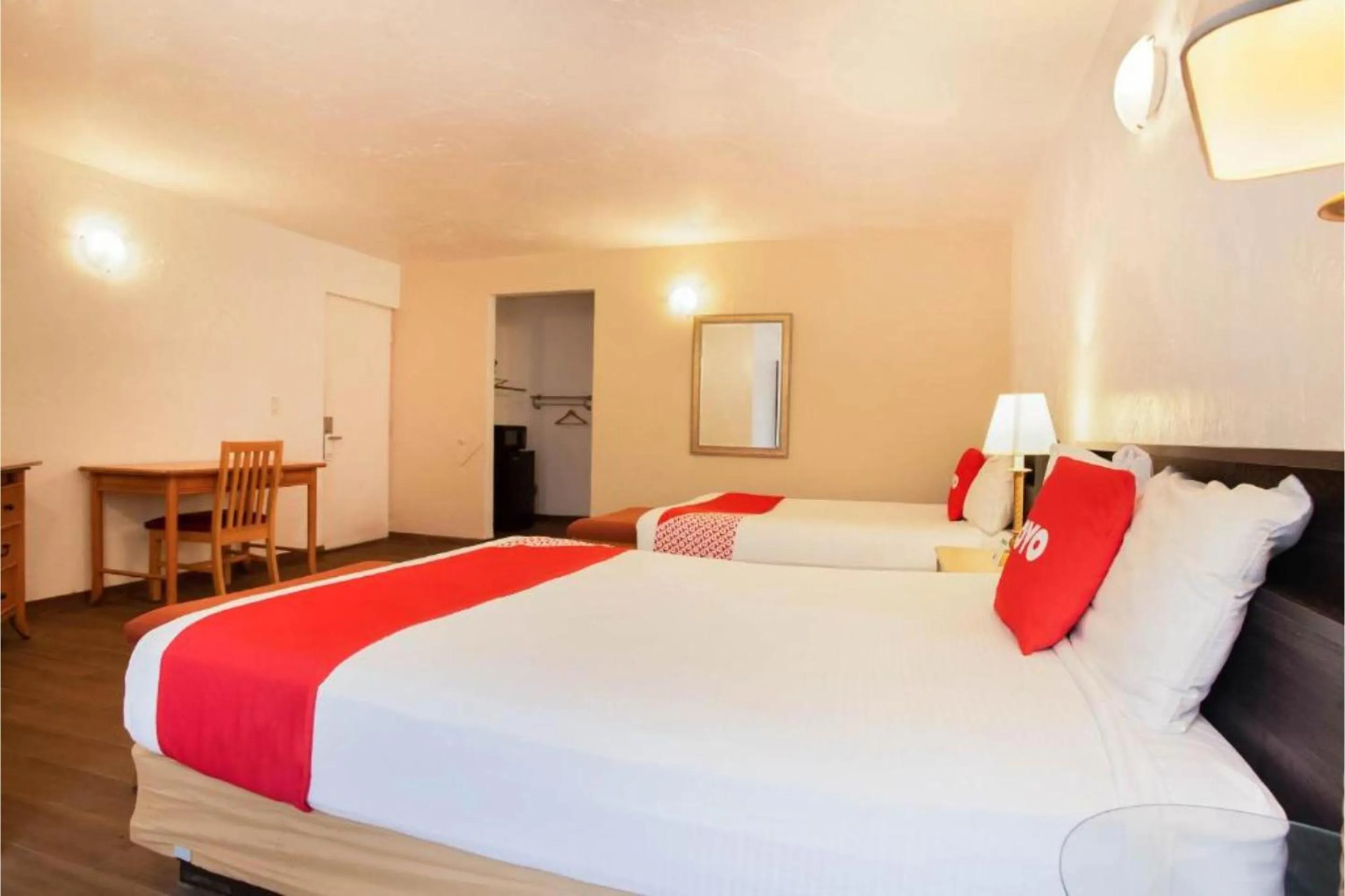 Bedroom, Bed in OYO Waterfront Hotel- Cape Coral Fort Myers, FL