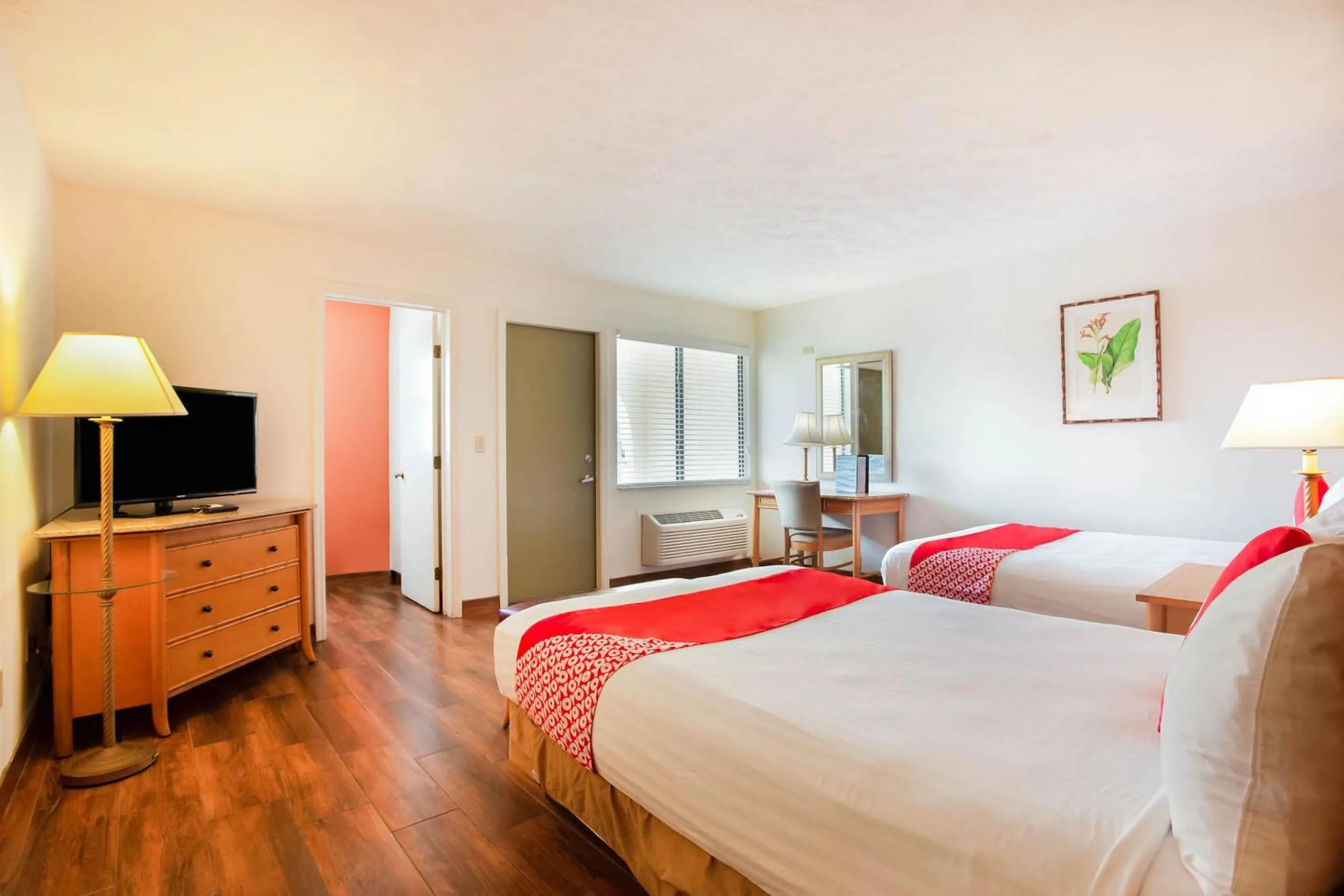 Bedroom, Bed in OYO Waterfront Hotel- Cape Coral Fort Myers, FL