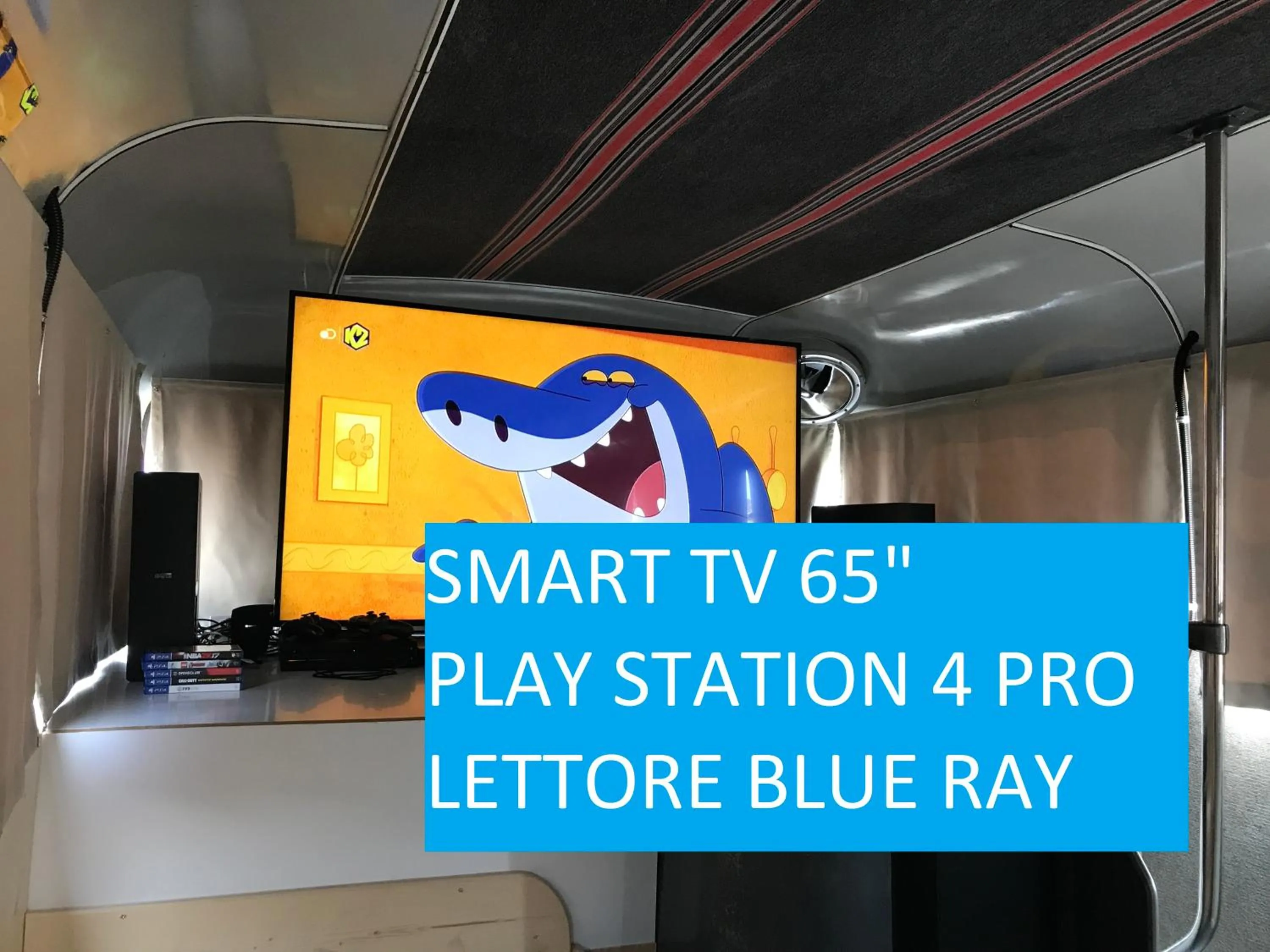 TV and multimedia in Bed In Bus