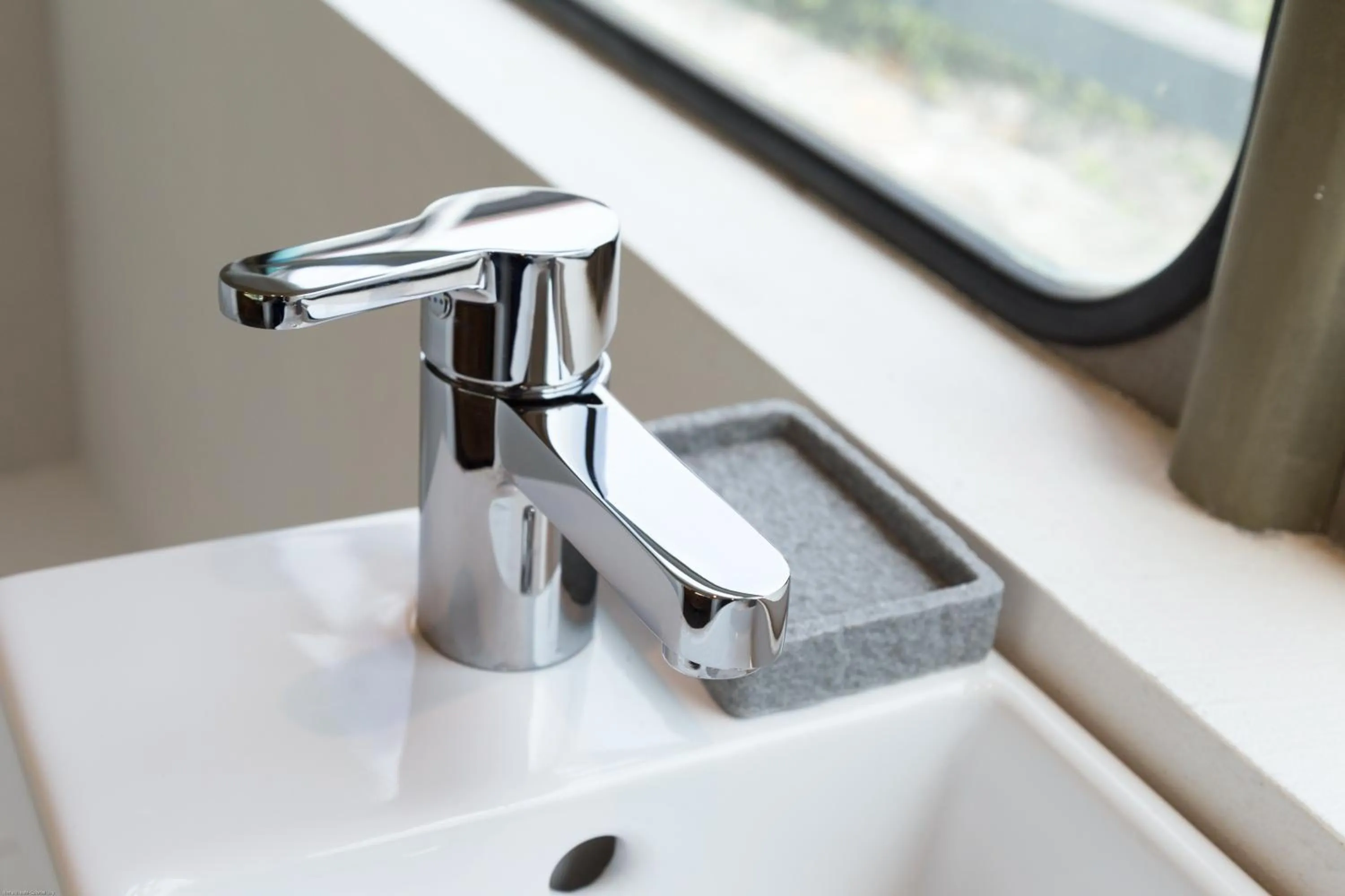 Bathroom in Bed In Bus