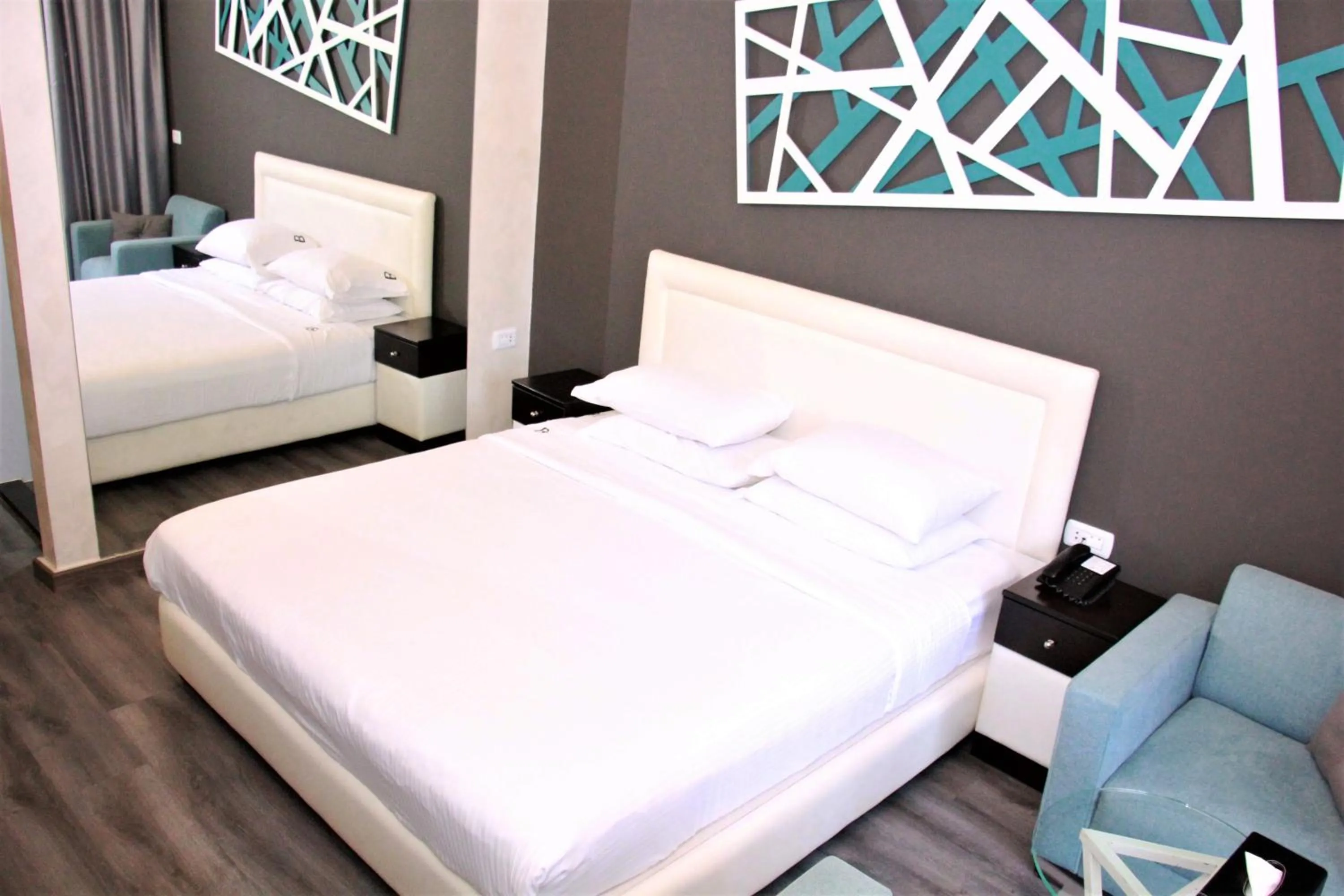 Photo of the whole room, Bed in Beverly Hotel Beirut