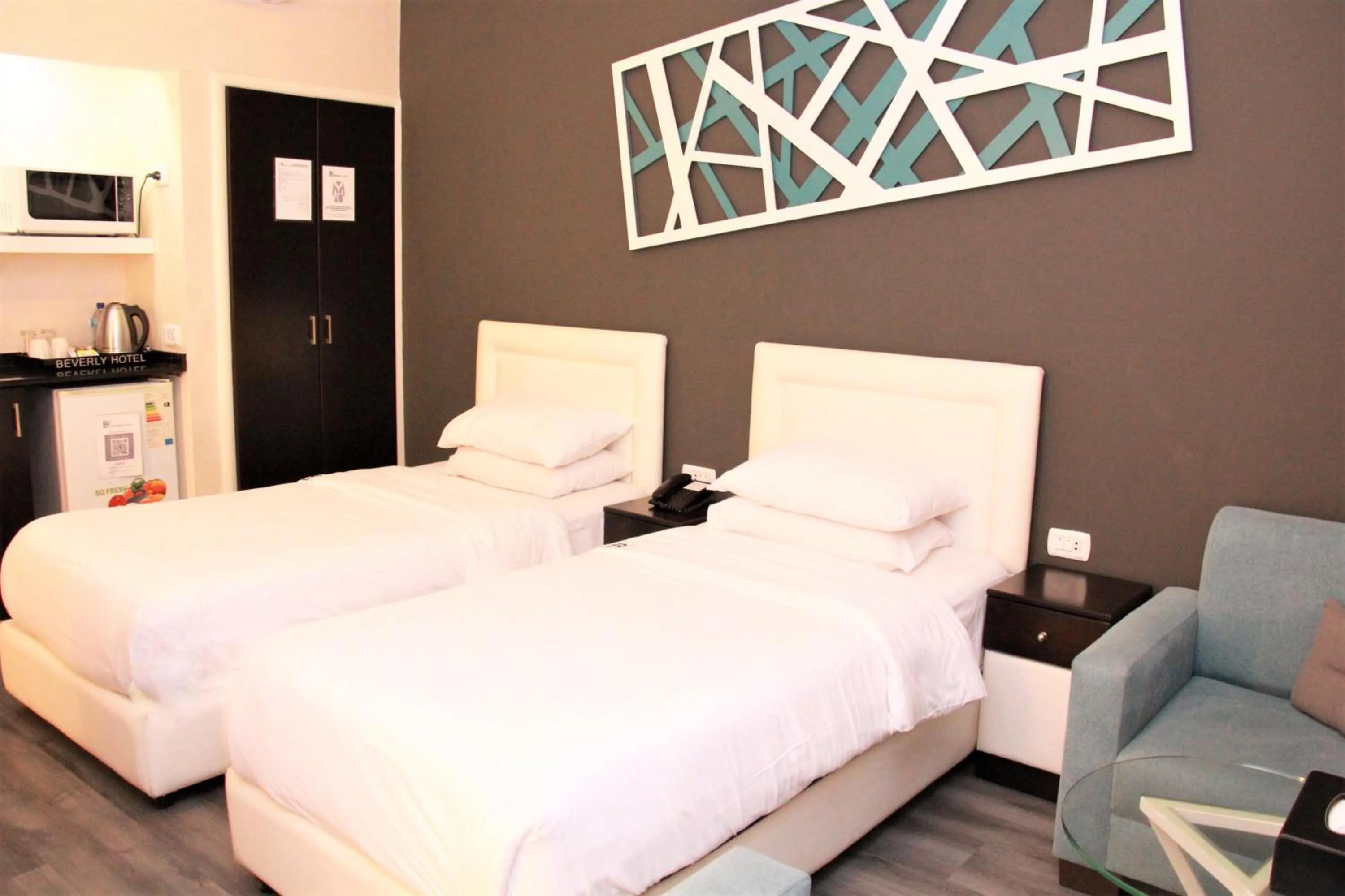 Photo of the whole room, Bed in Beverly Hotel Beirut