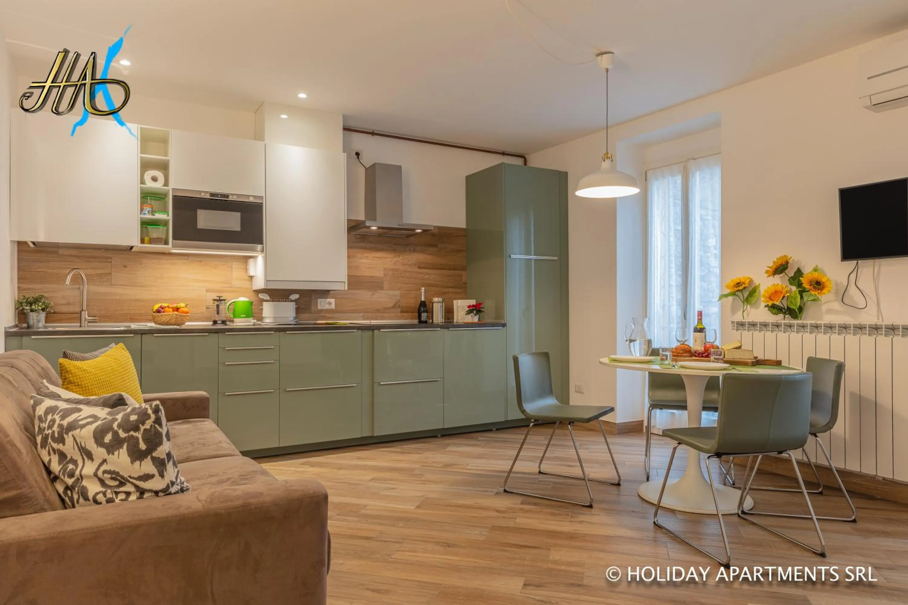 Kitchen or kitchenette in Appartamenti Meraviglia