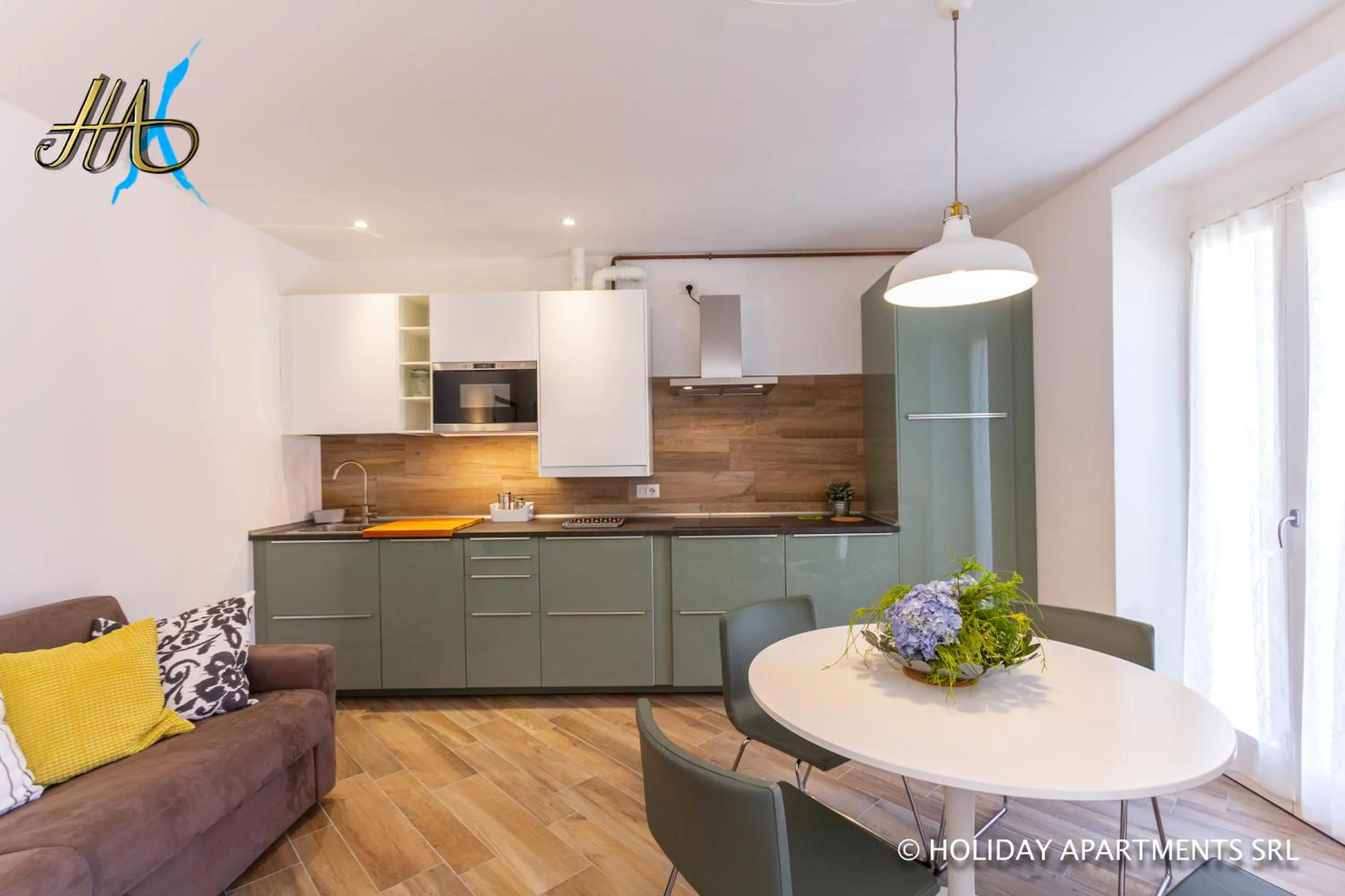 Kitchen or kitchenette in Appartamenti Meraviglia