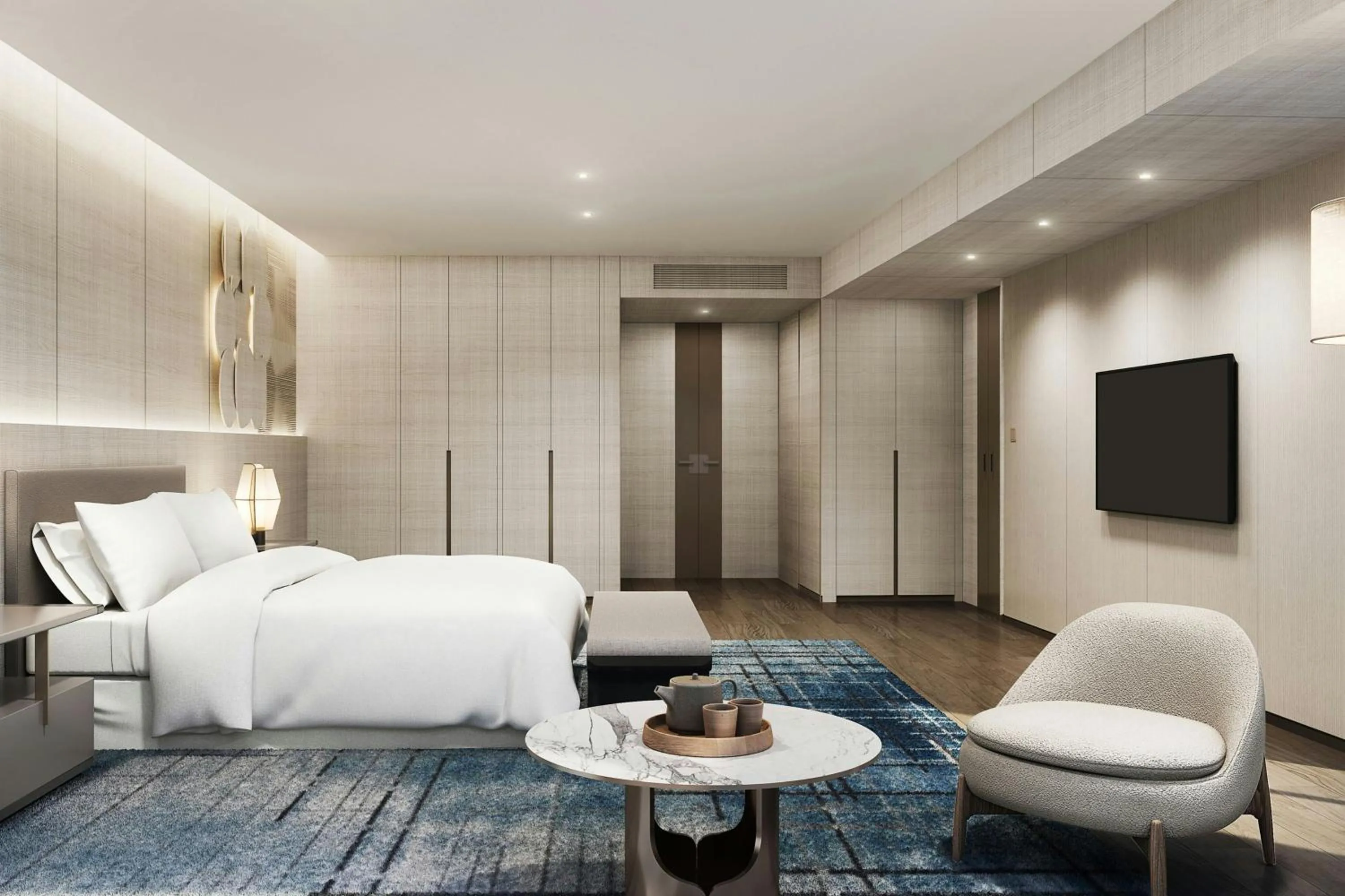 Photo of the whole room, Bed in The Westin Seoul Parnas