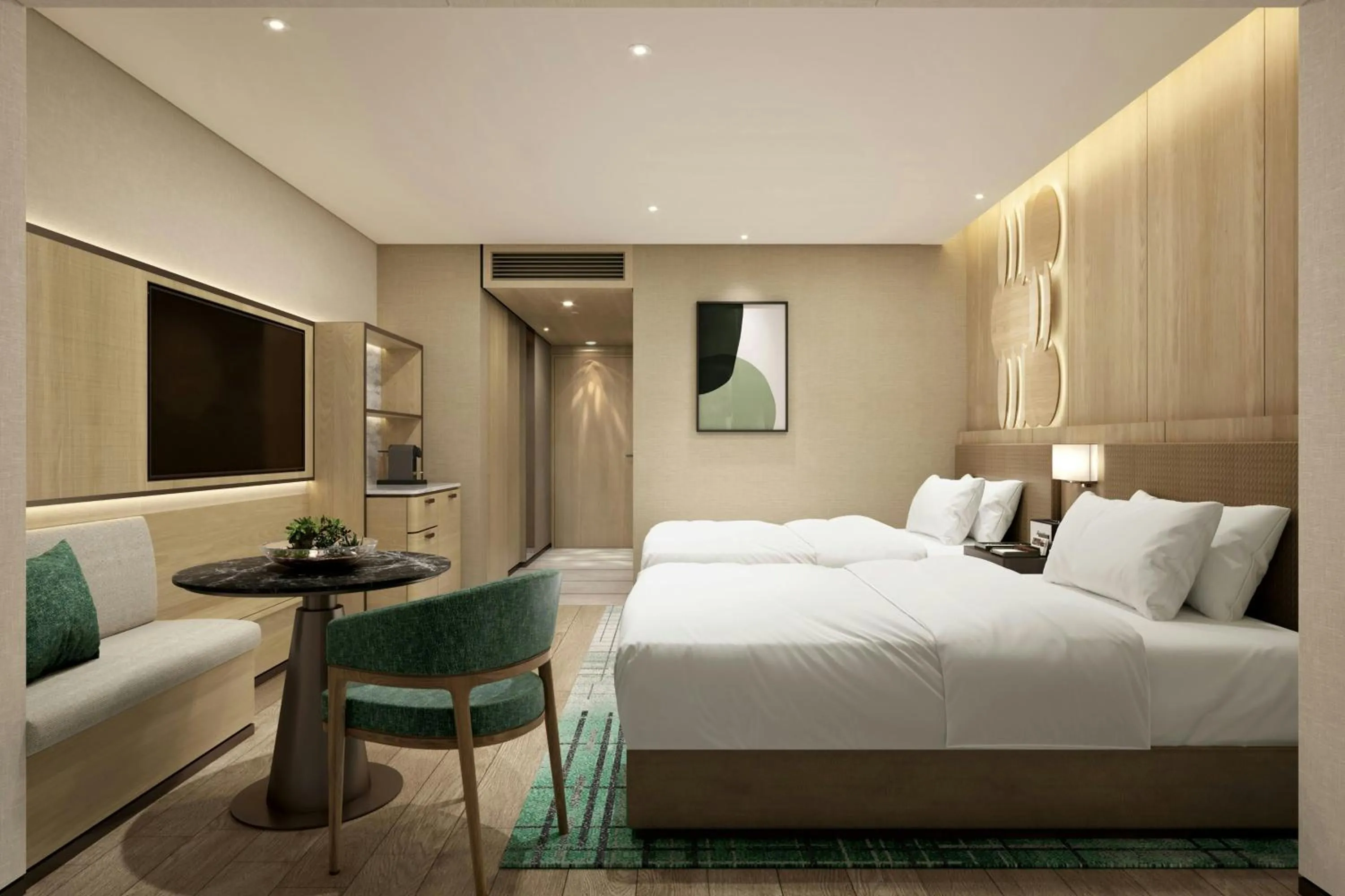 Photo of the whole room, Bed in The Westin Seoul Parnas