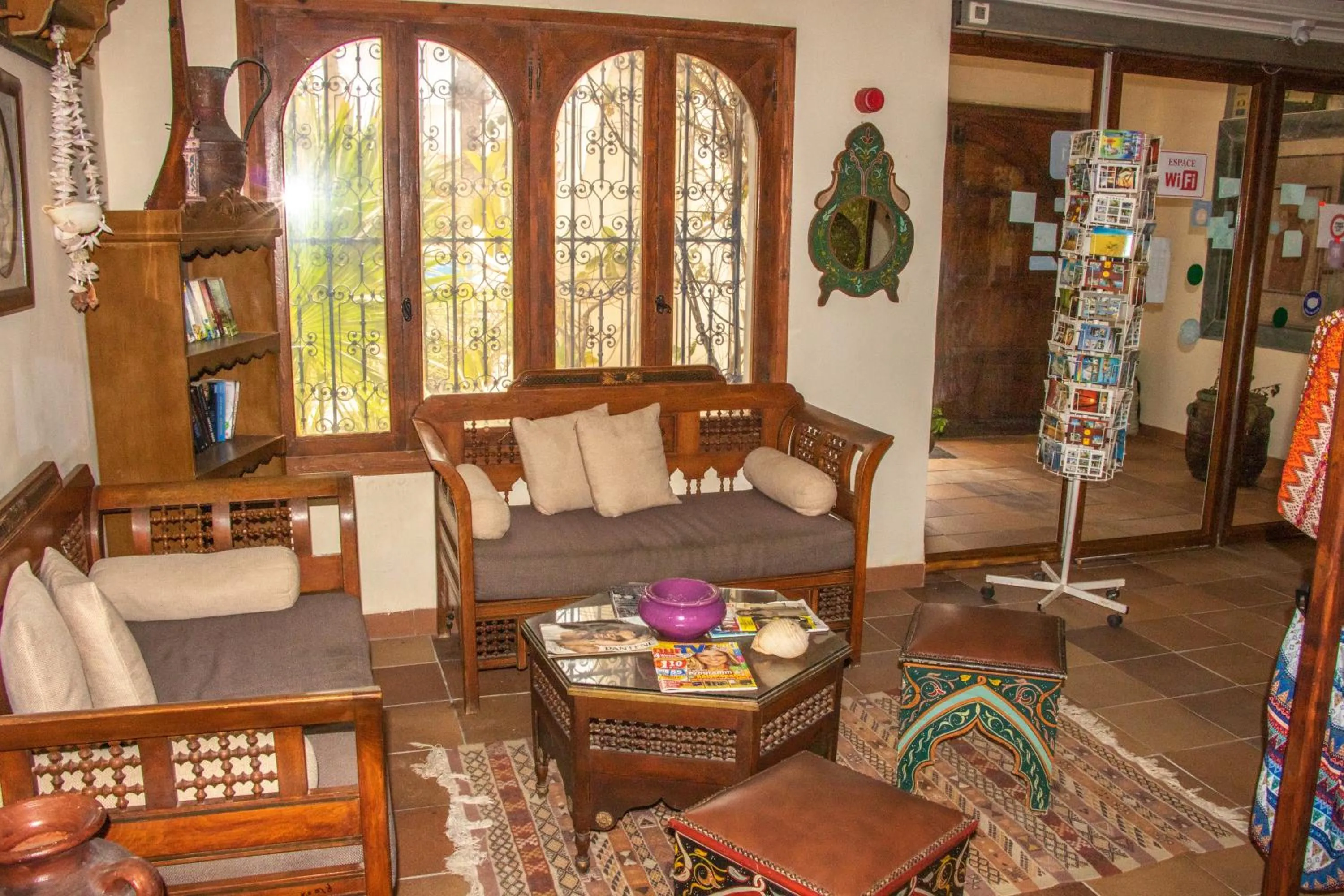 Living room in Hotel de charme et SPA Dar El Bhar