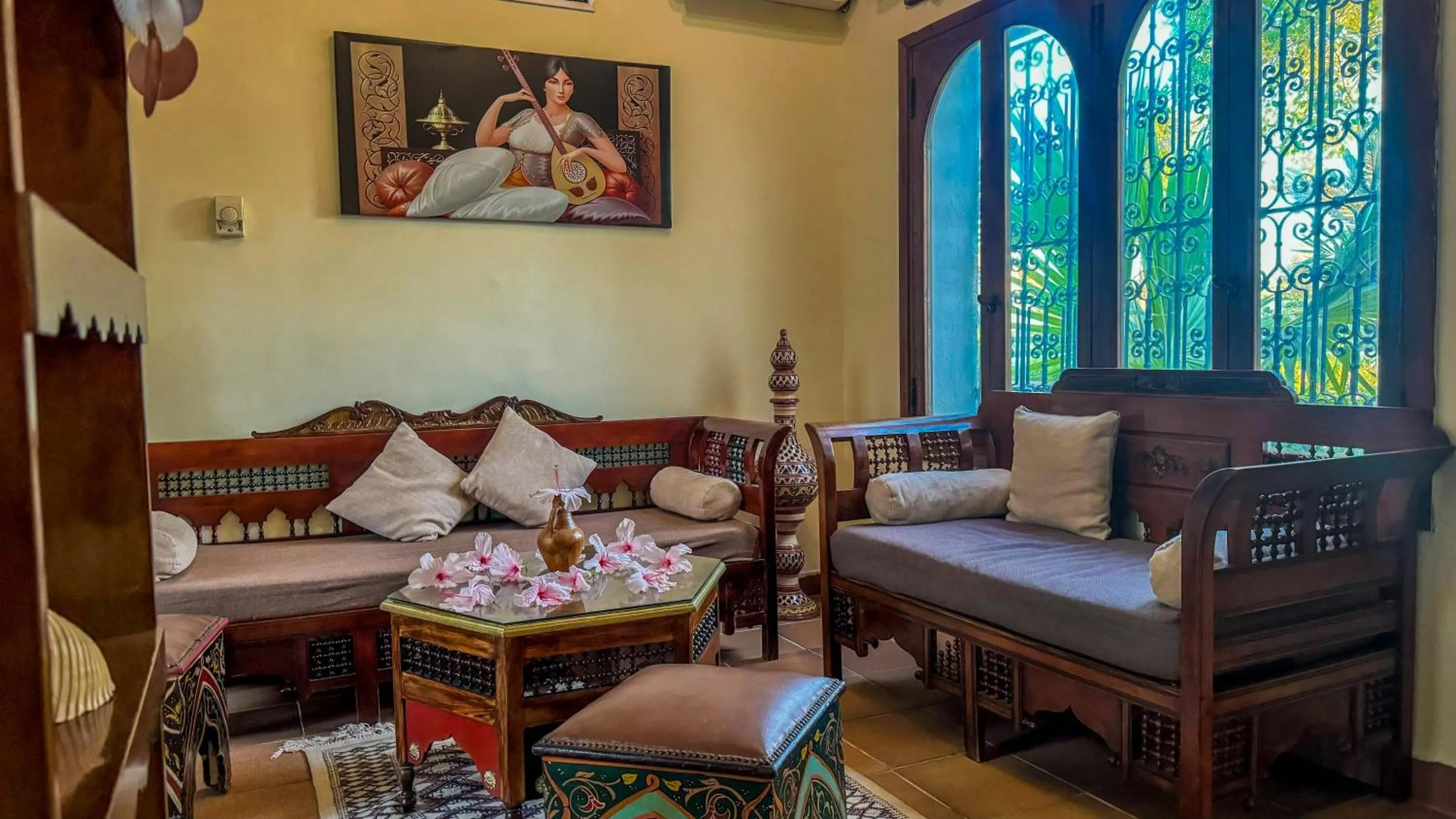 Bed in Hotel de charme et SPA Dar El Bhar