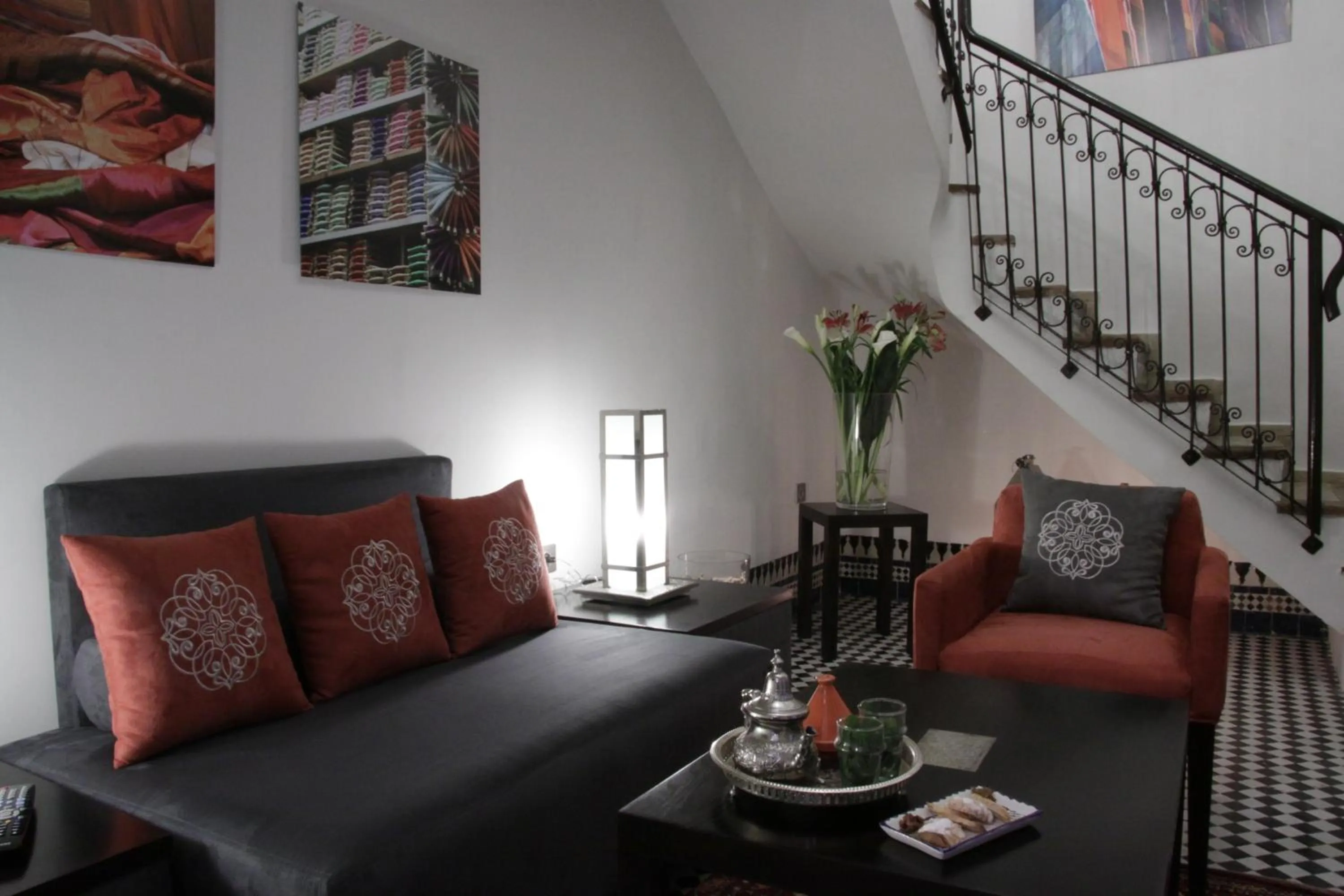 Living room in Palais Amani