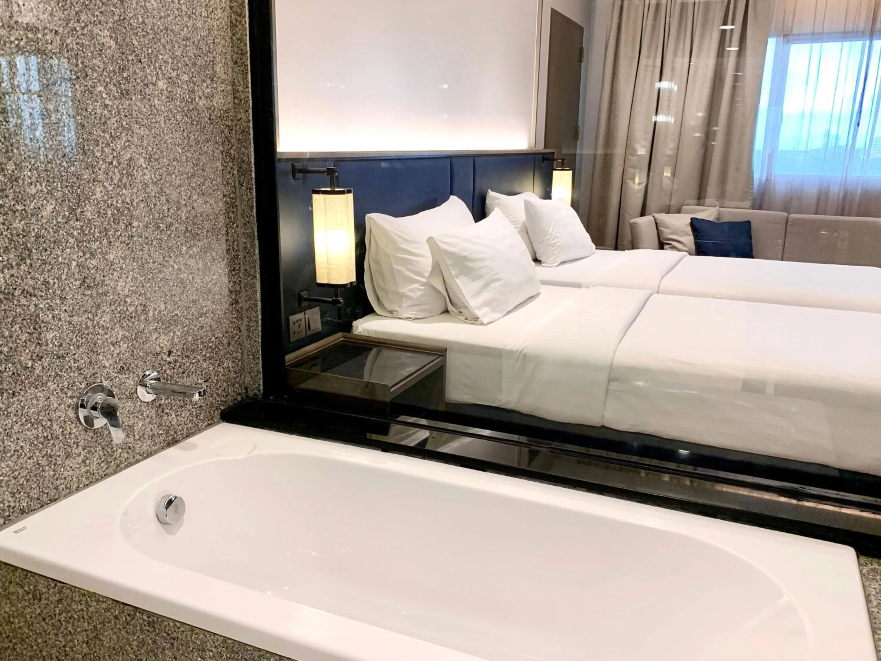 Bed in Sima Thani Hotel