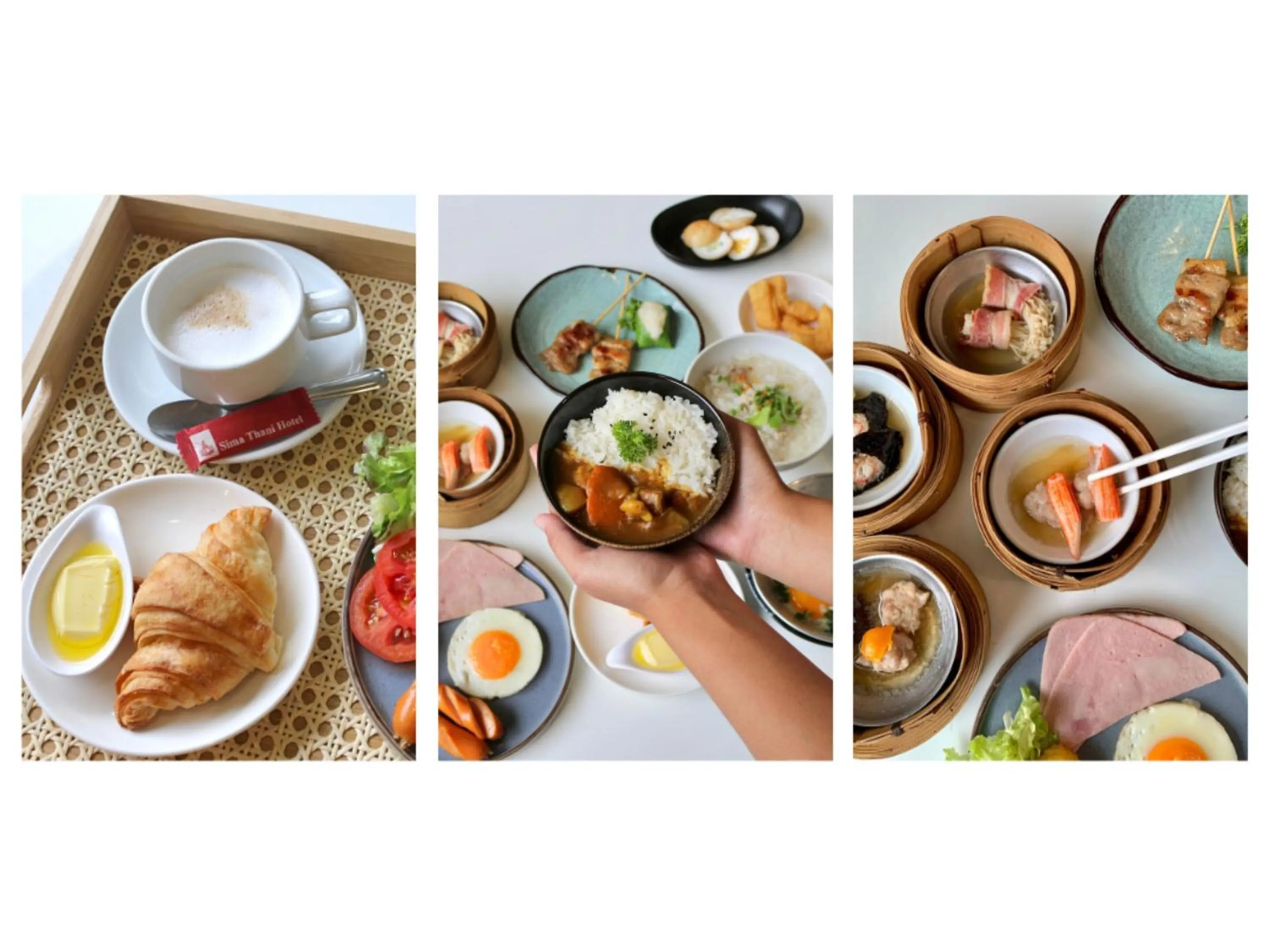 Buffet breakfast in Sima Thani Hotel