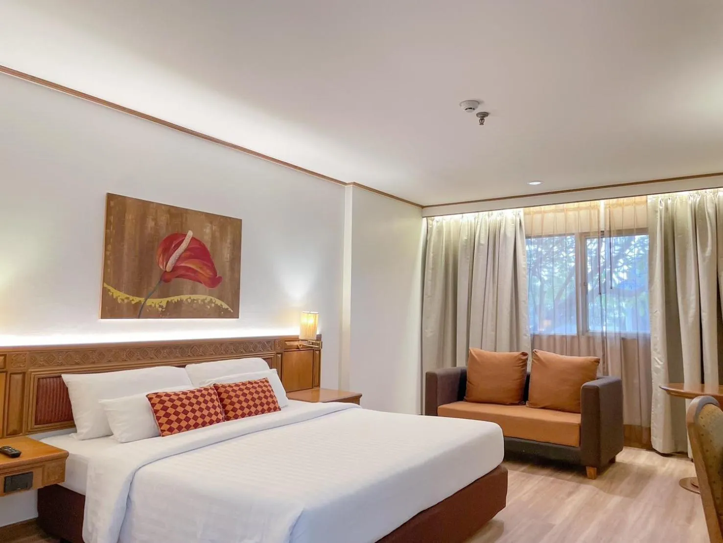 Bed in Sima Thani Hotel