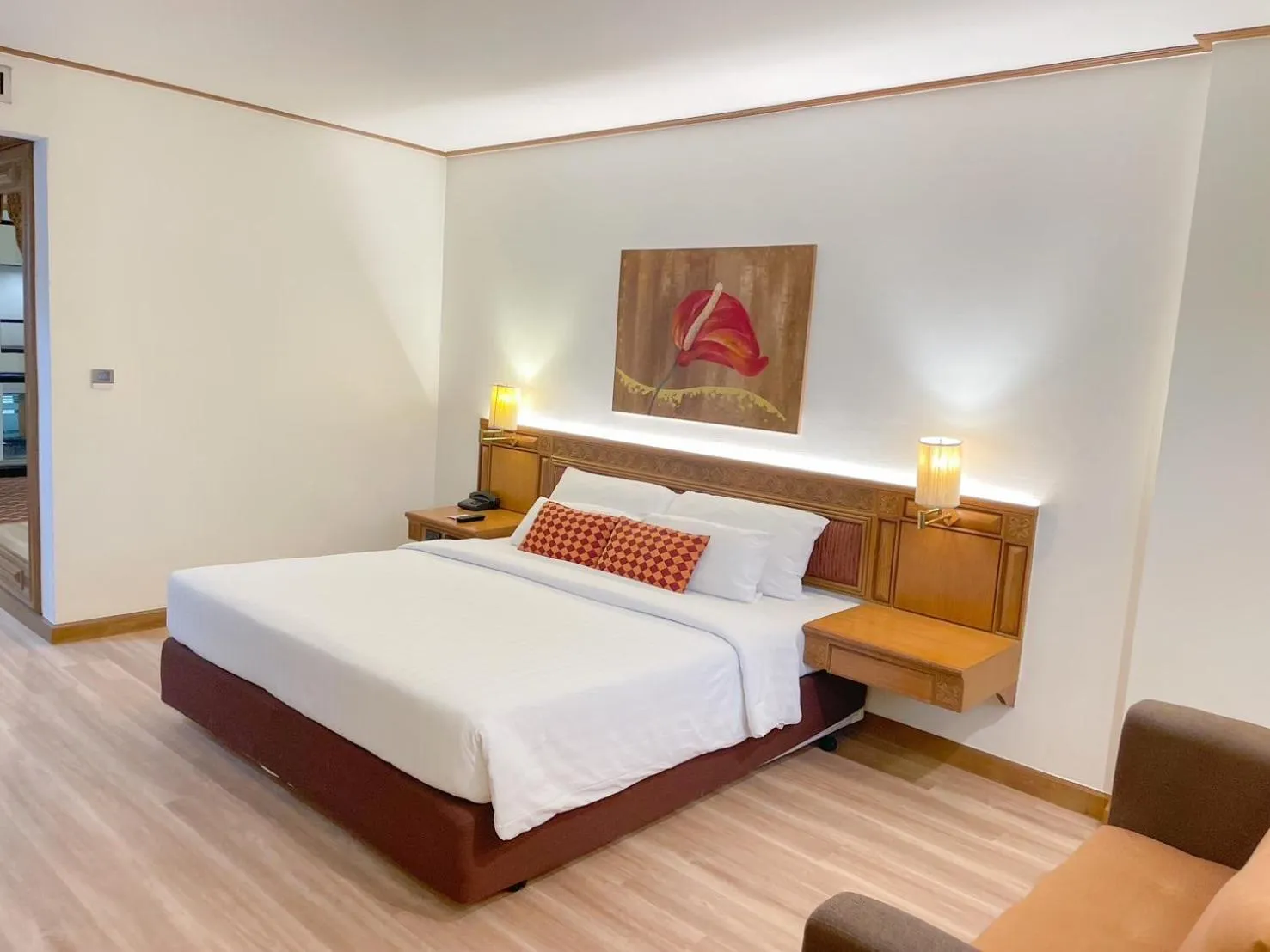 Bed in Sima Thani Hotel