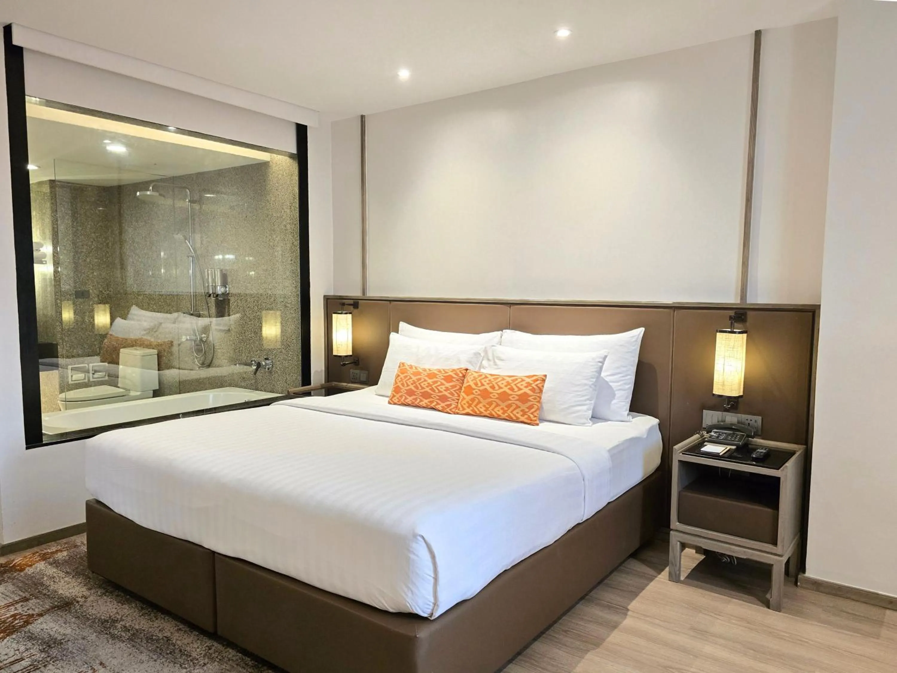 Bed in Sima Thani Hotel