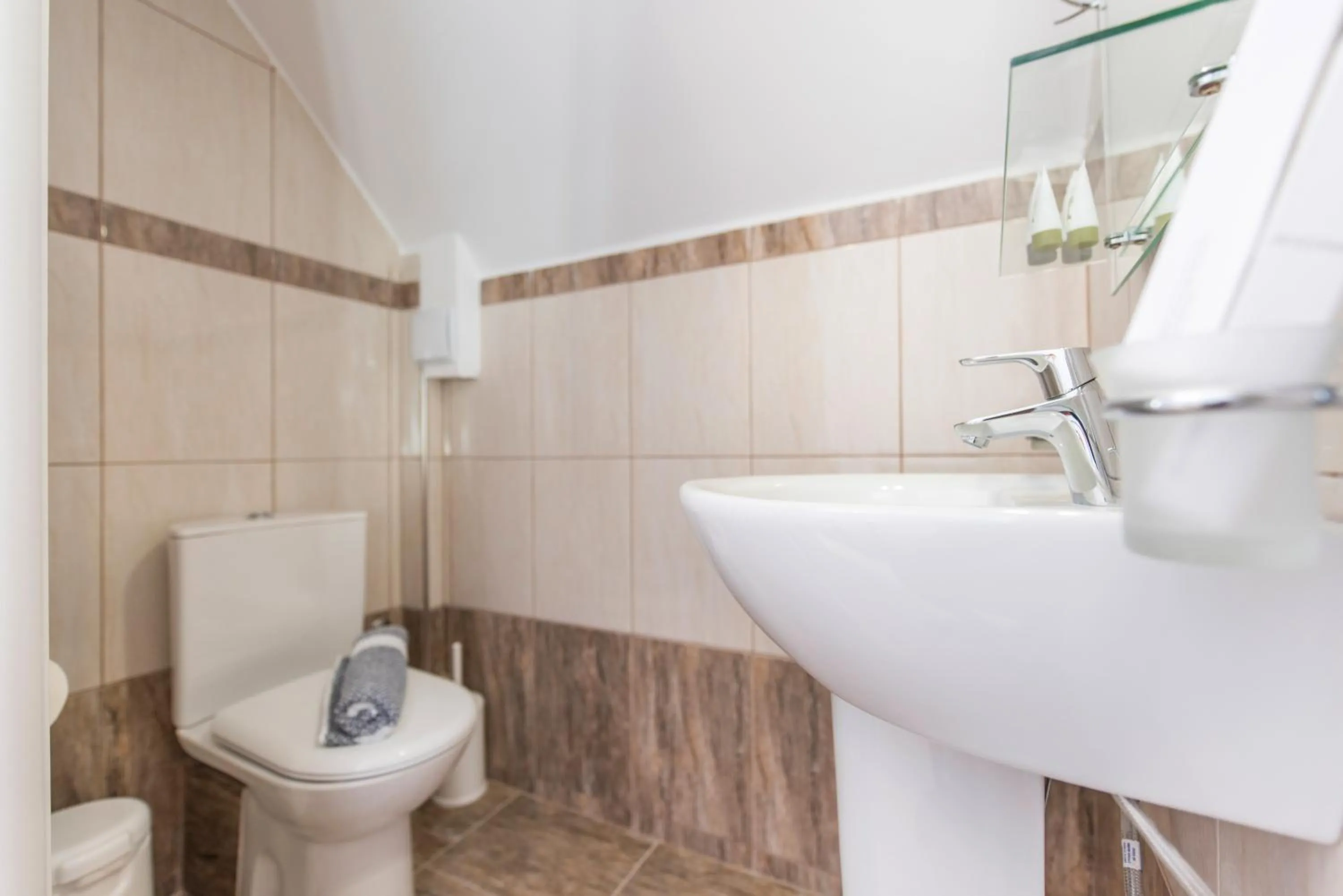 Bathroom in Secret Earth Villas - Santorini