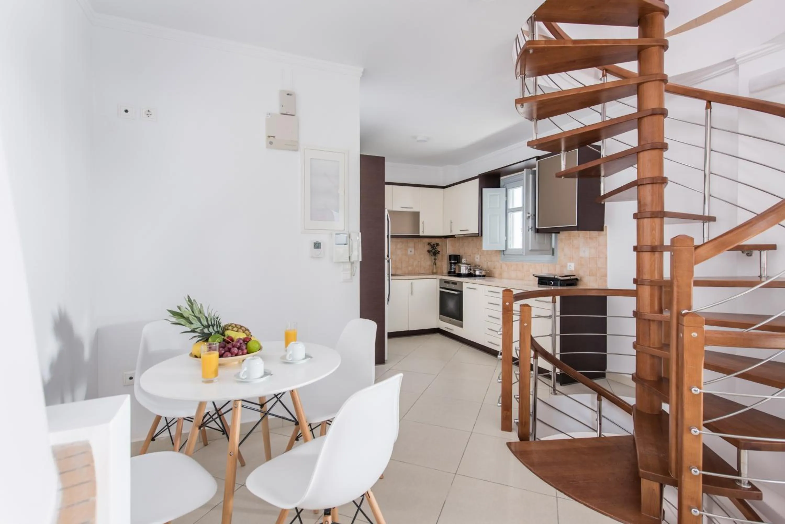 Kitchen or kitchenette in Secret Earth Villas - Santorini