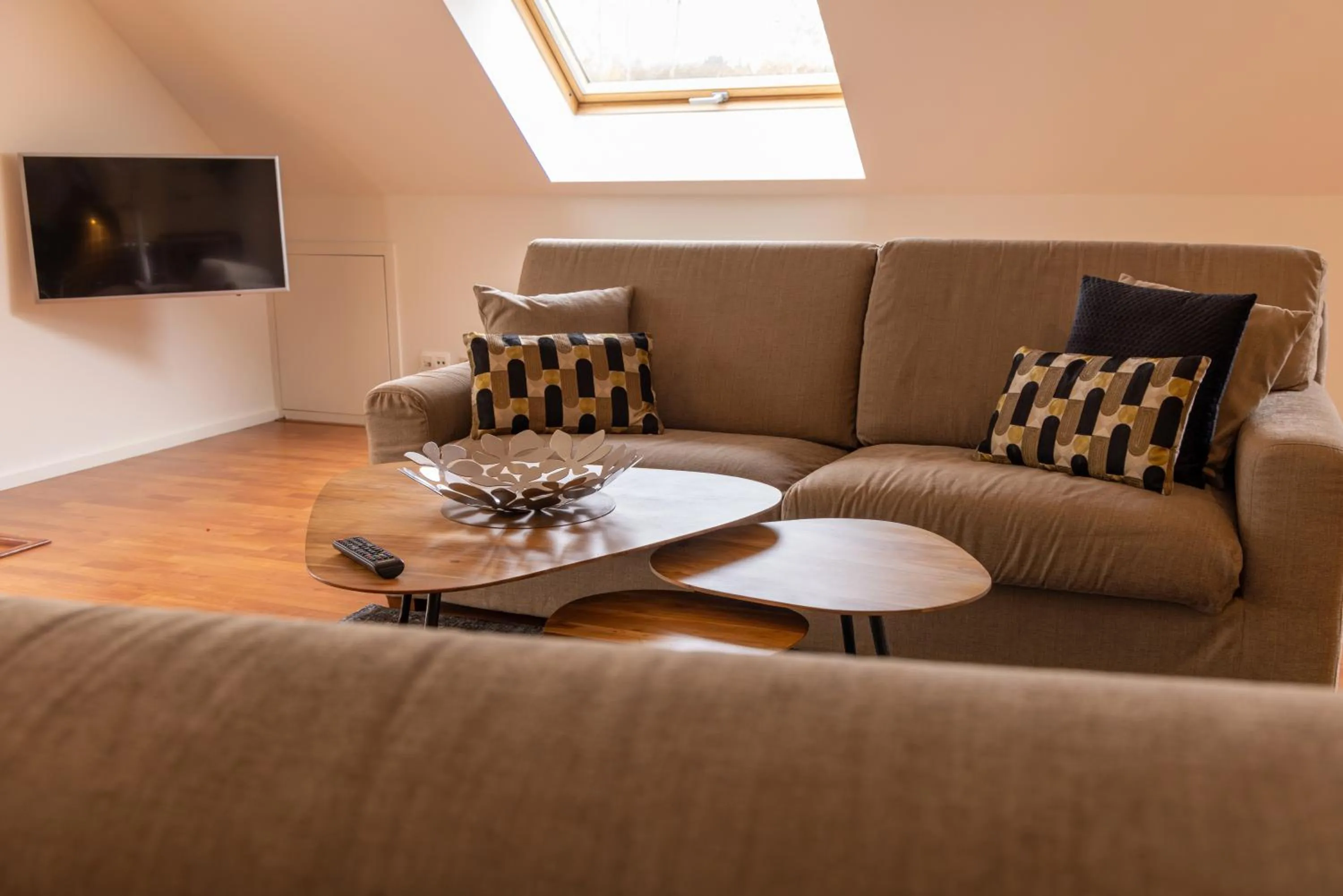 Seating area in Hotel & Apartments Bibois Leuven