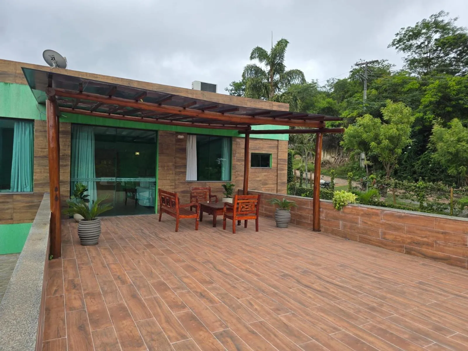 Balcony/Terrace in Pousada Vie