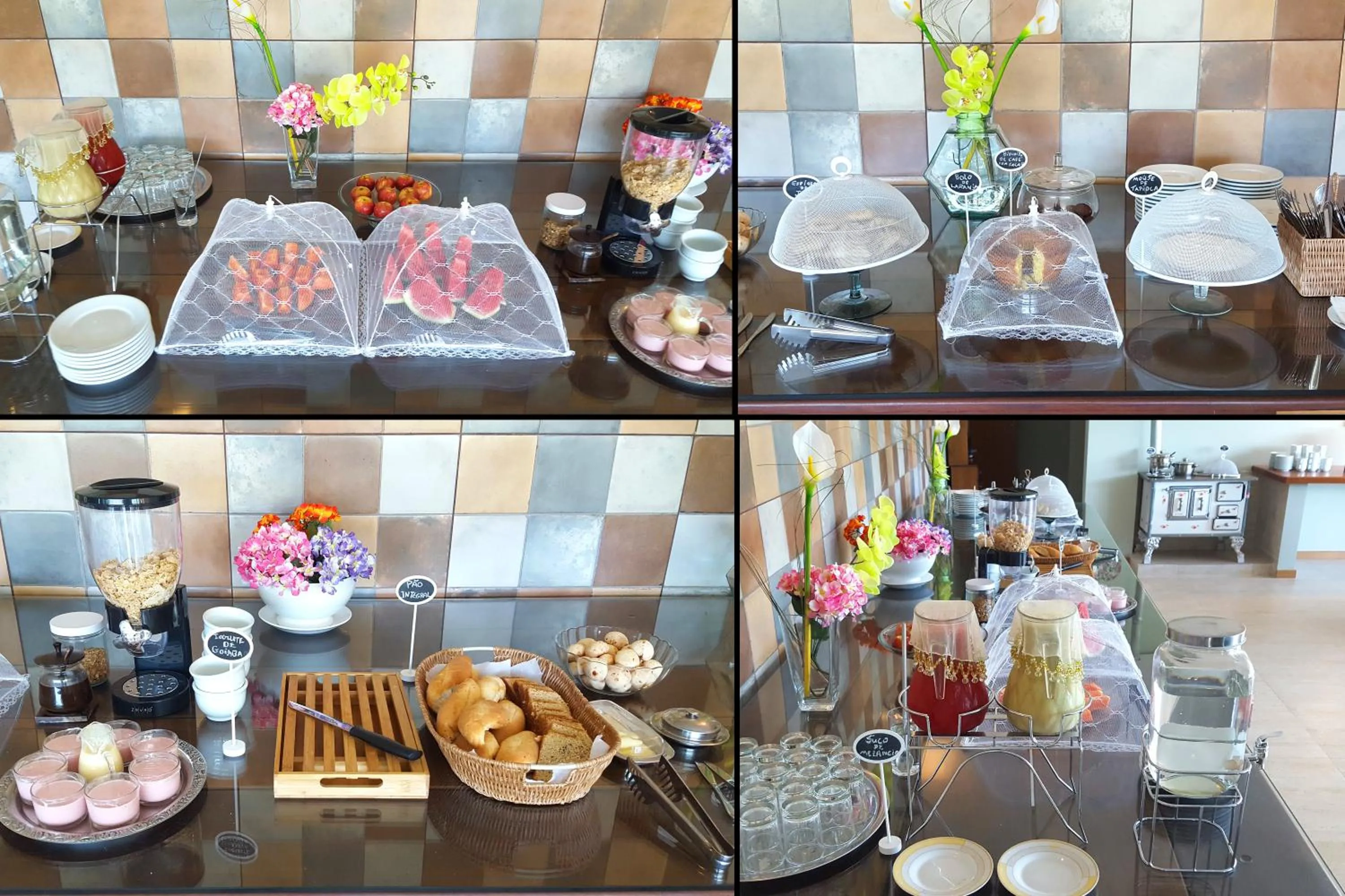 Food and drinks in Pousada Vie