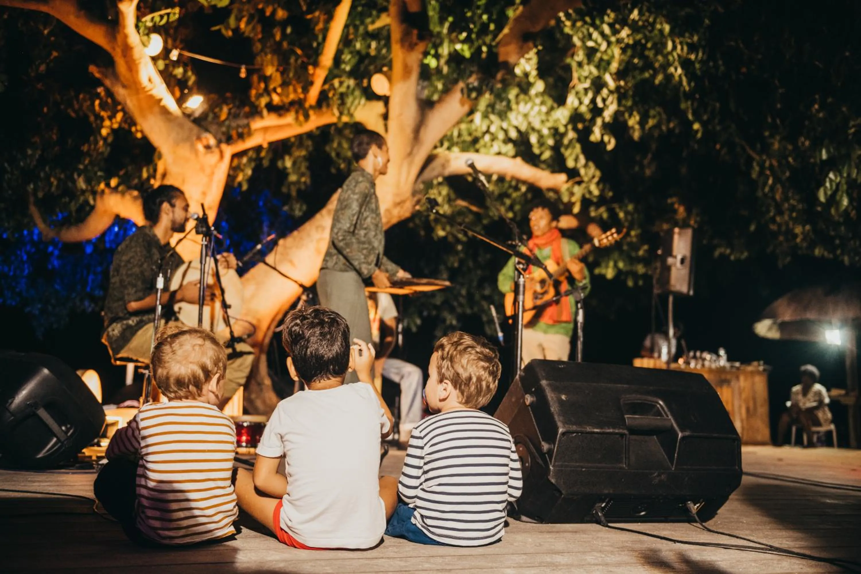 Evening entertainment in La Mariposa Mauritius