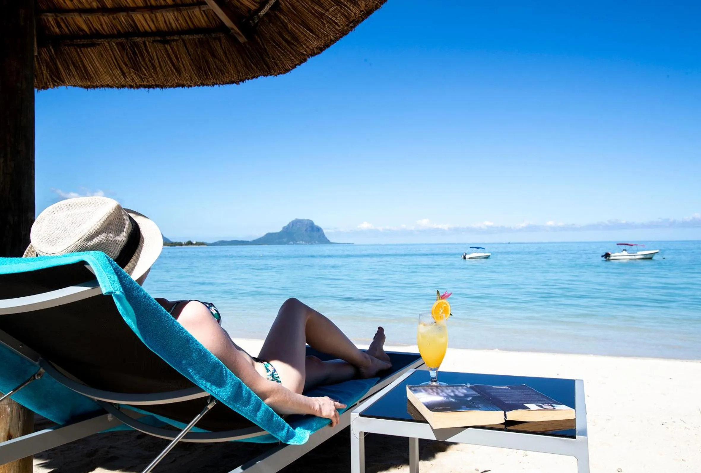 Beach in La Mariposa Mauritius