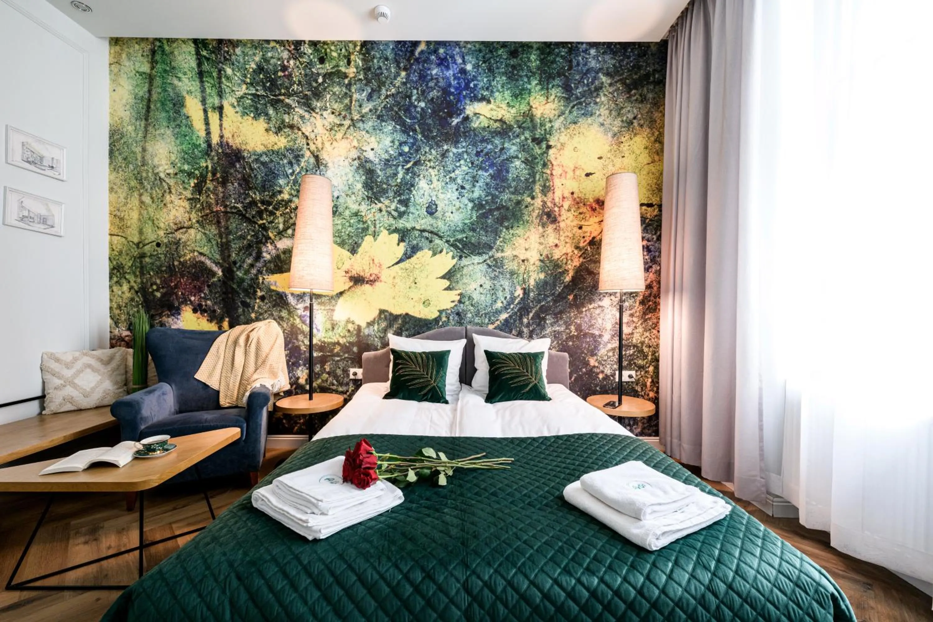 Bed in Arts Apartments - Kraków Old Town