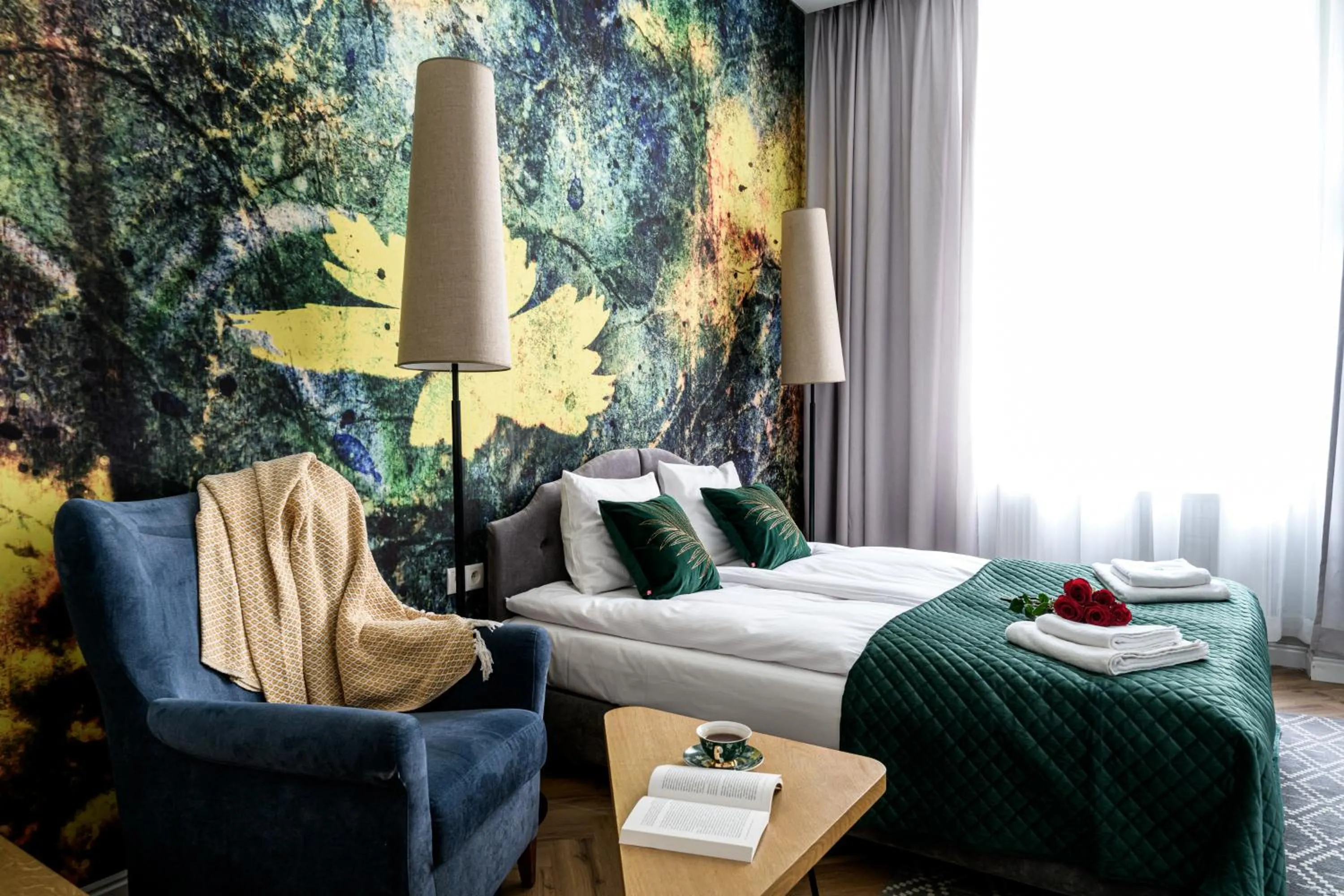 Bed in Arts Apartments - Kraków Old Town
