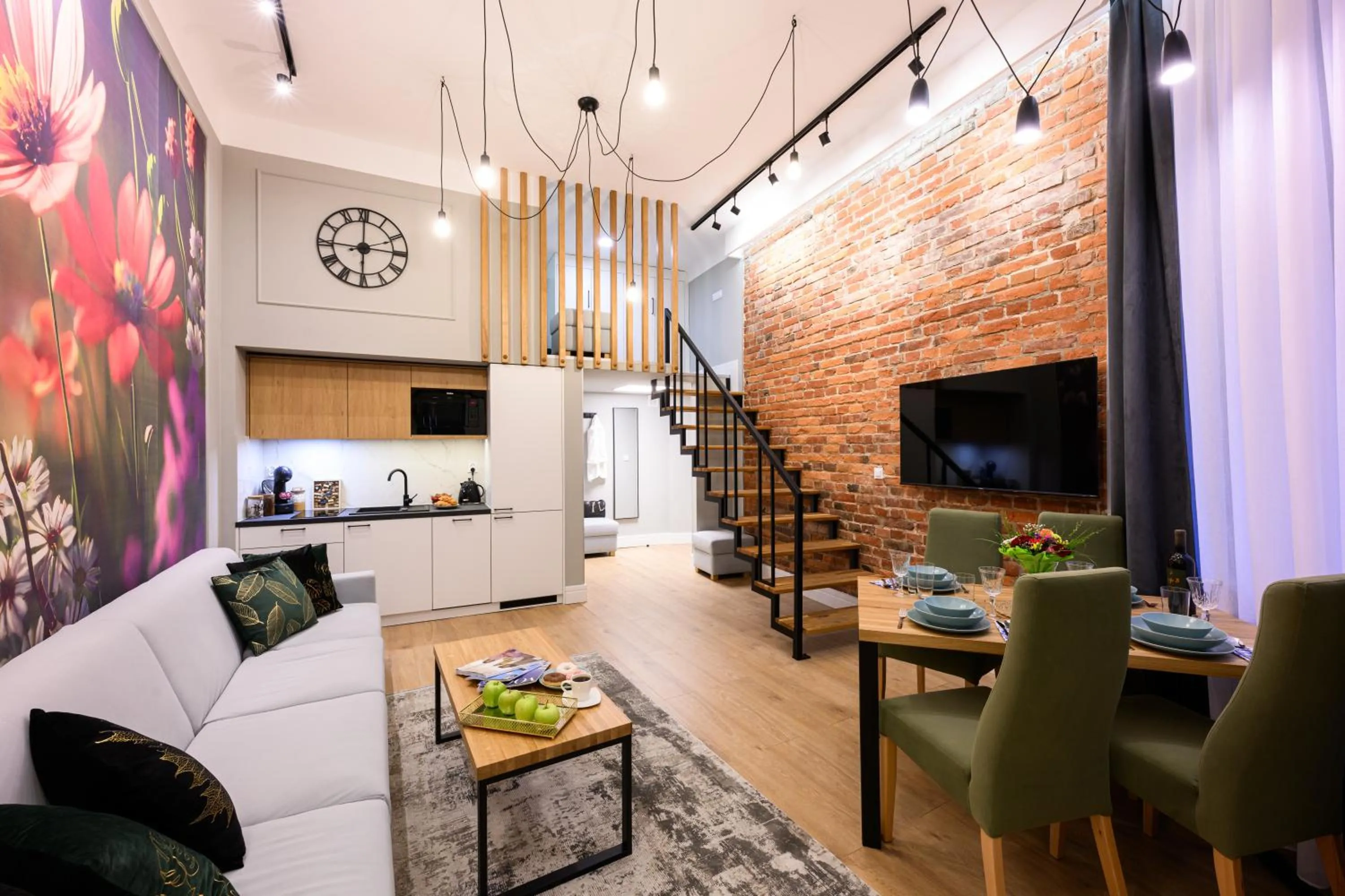 Living room in Arts Apartments - Kraków Old Town