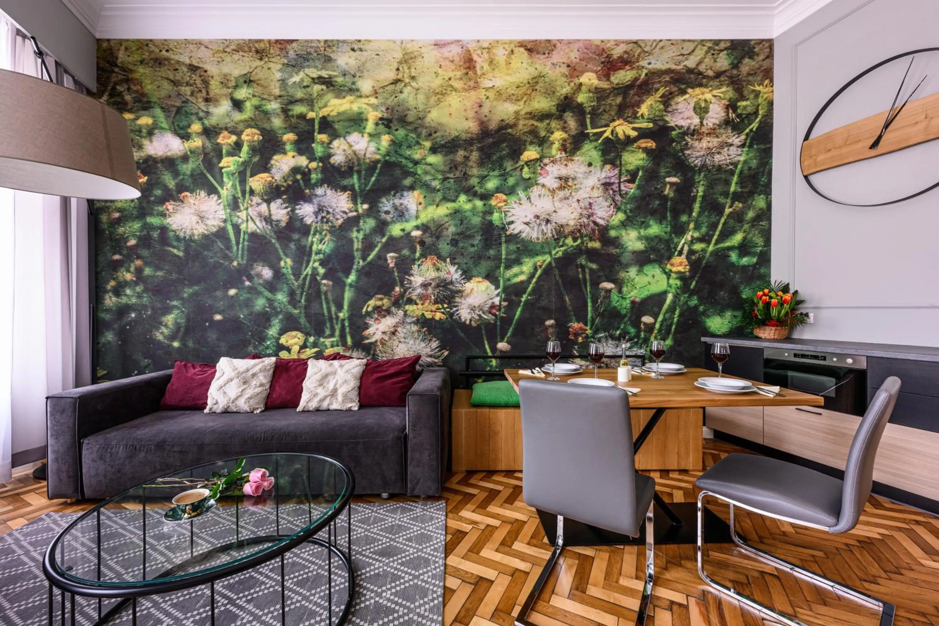 Living room in Arts Apartments - Kraków Old Town