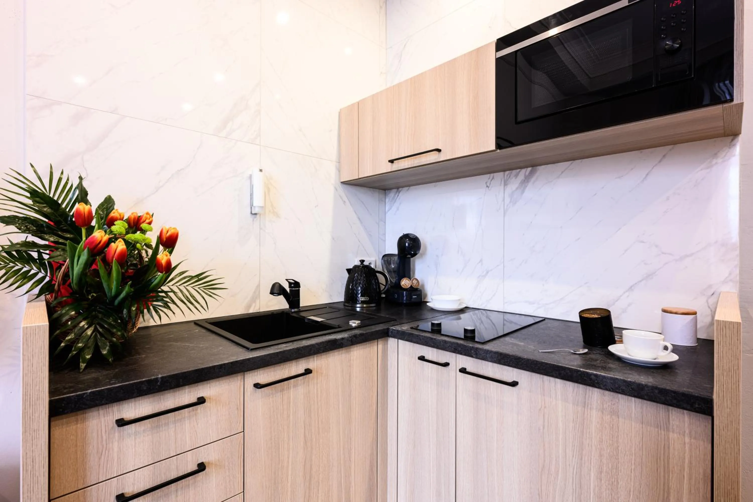 Kitchen or kitchenette in Arts Apartments - Kraków Old Town