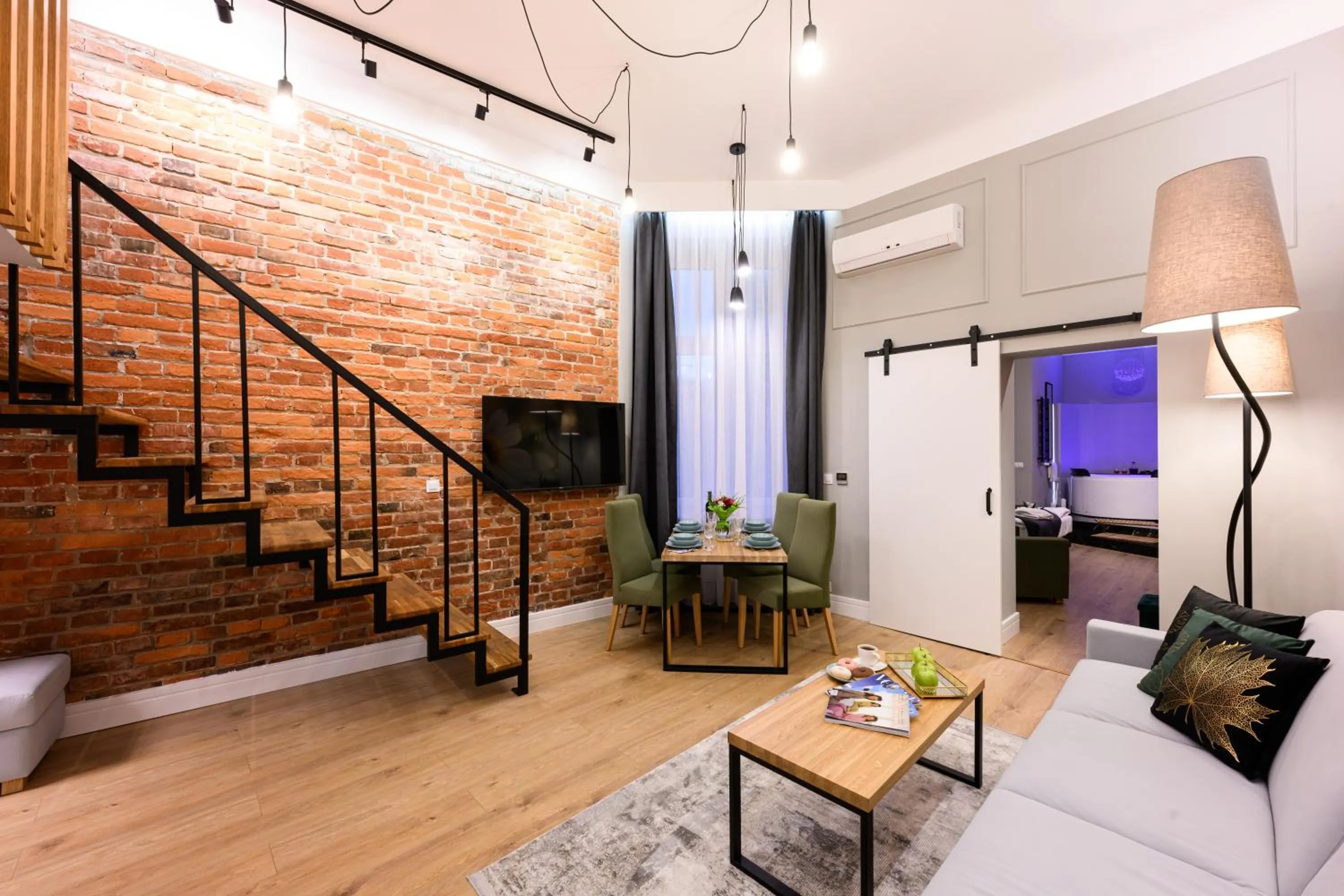 Living room in Arts Apartments - Kraków Old Town