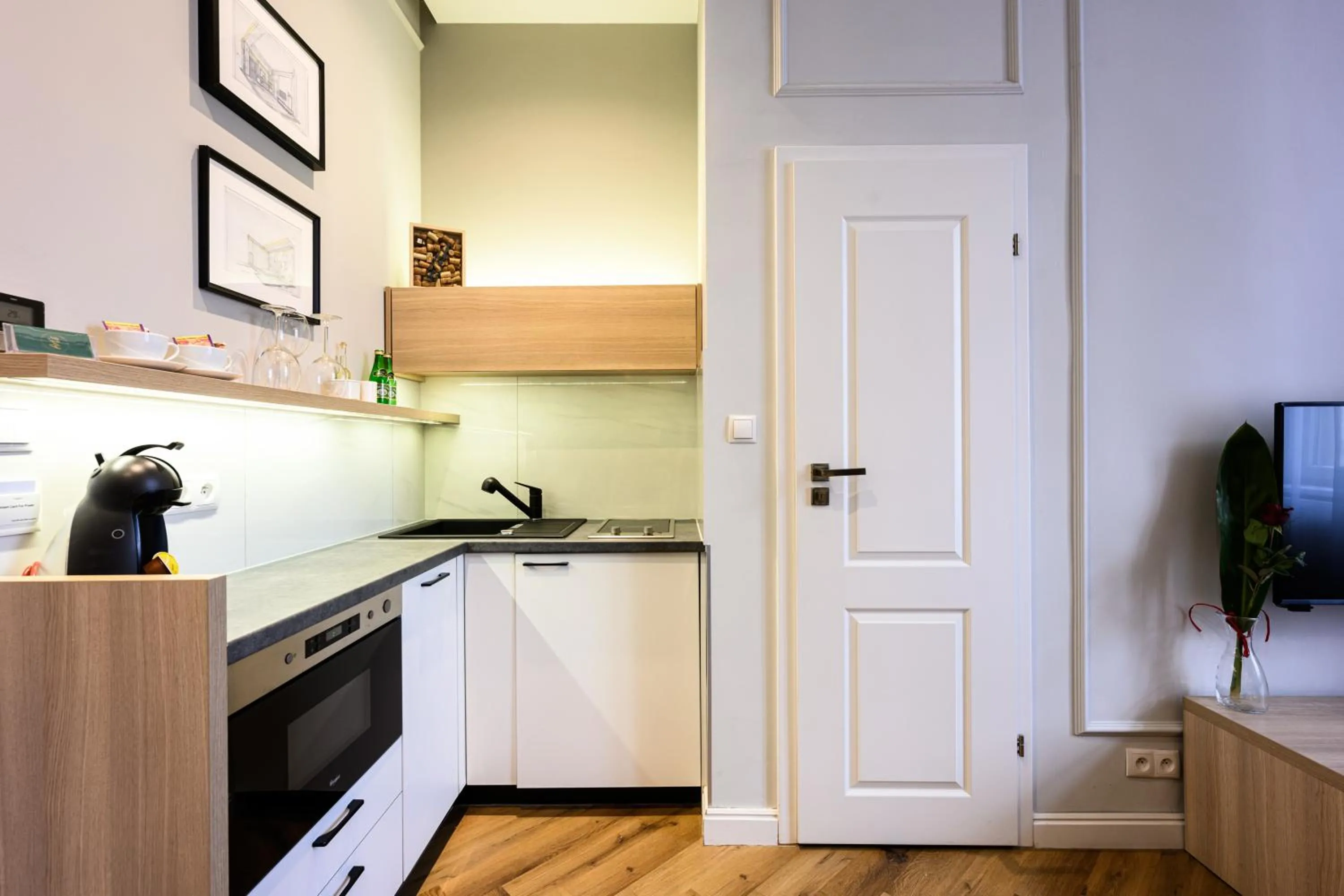 Kitchen or kitchenette in Arts Apartments - Kraków Old Town