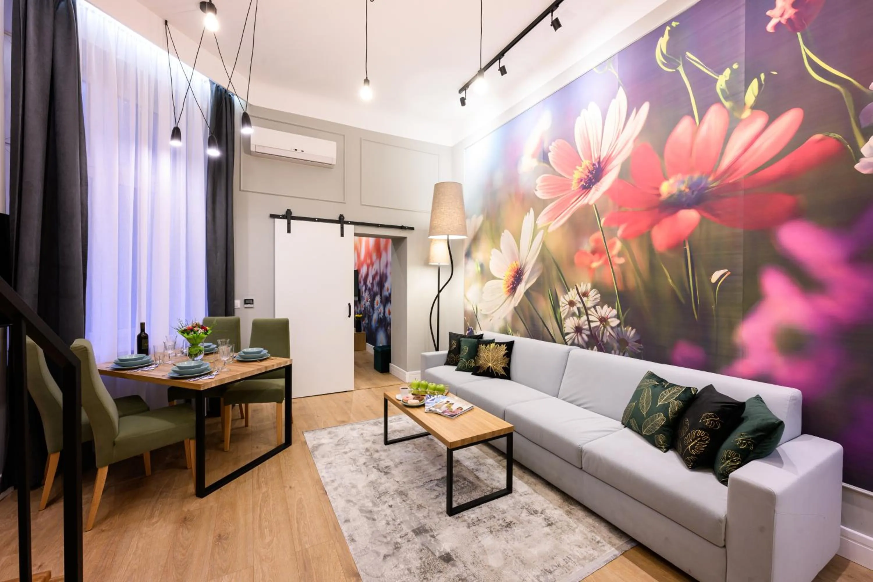 Living room in Arts Apartments - Kraków Old Town