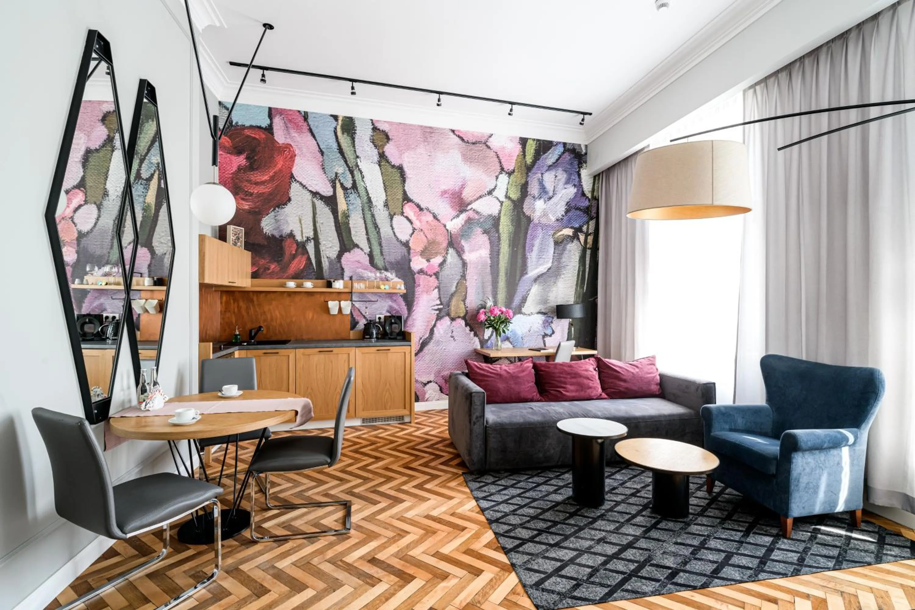 Living room in Arts Apartments - Kraków Old Town